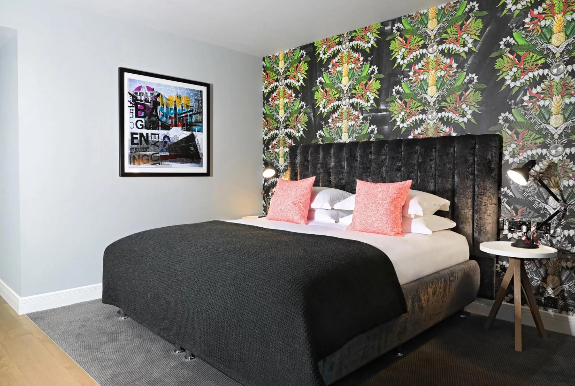 Bedroom, Bed in Malmaison Brighton