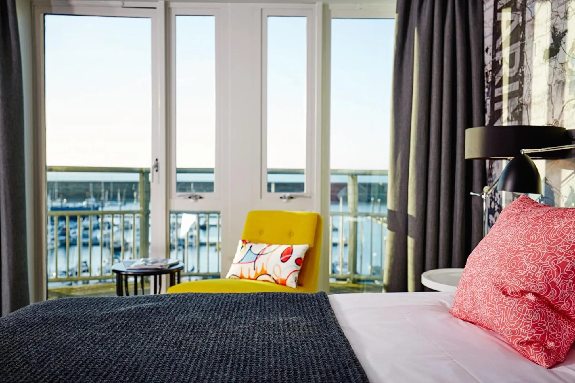 Bedroom, Bed in Malmaison Brighton