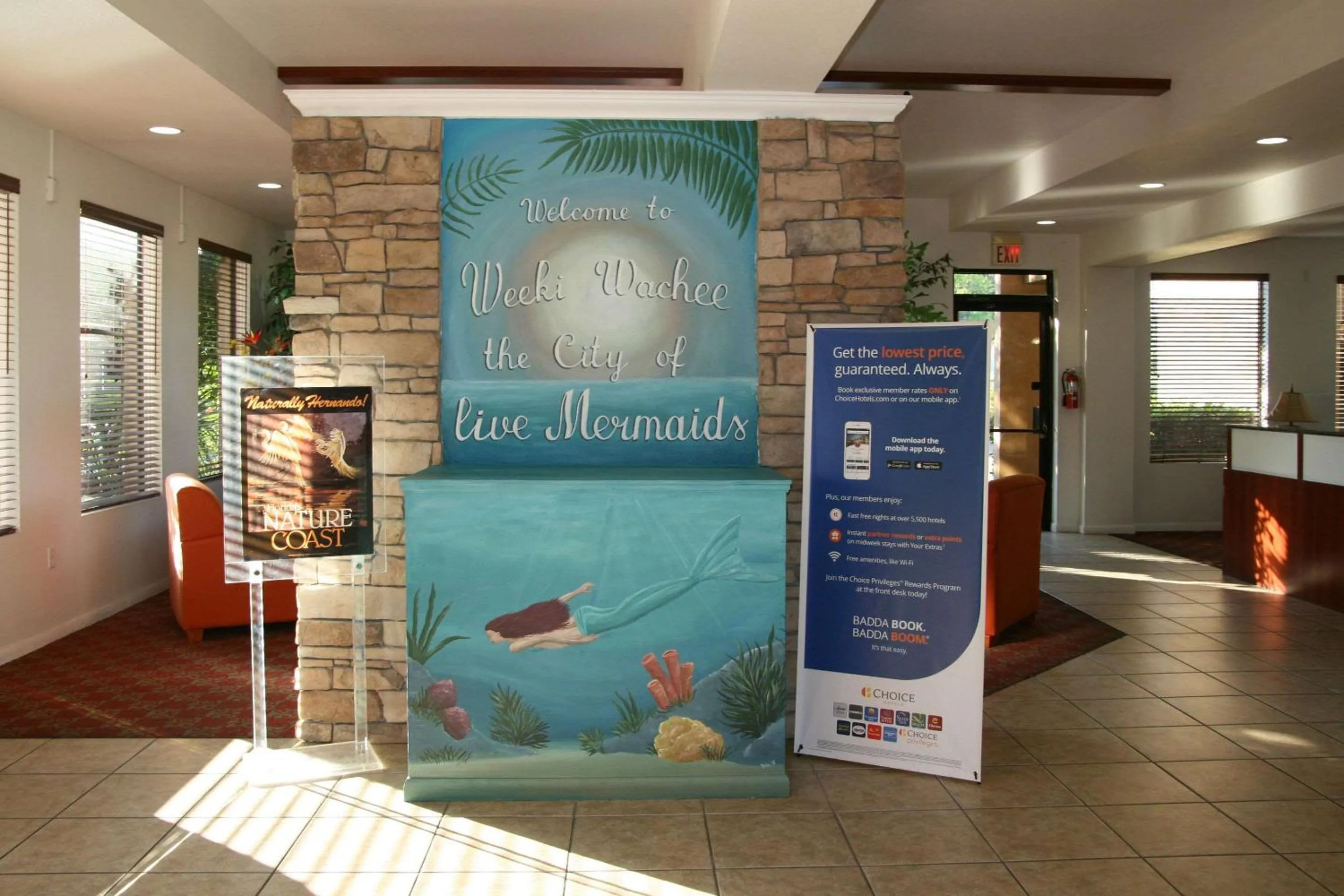 Lobby or reception in Quality Inn Weeki Wachee - Spring Hill