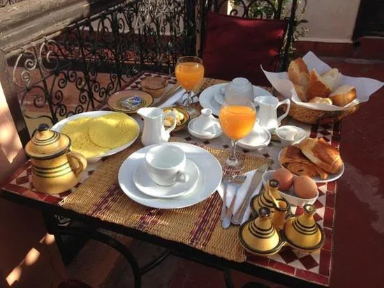 Breakfast in Riad Sidi Ayoub