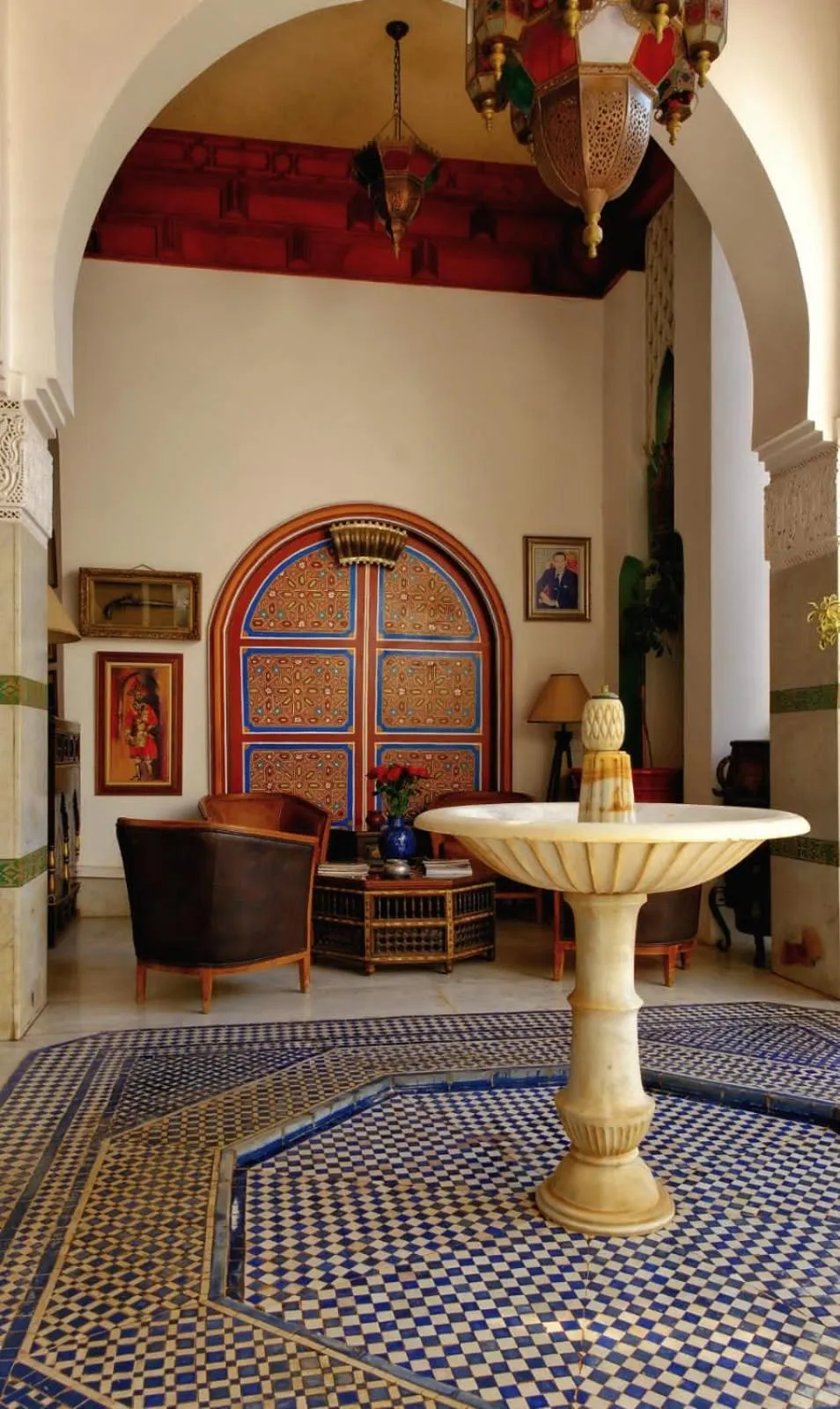 Lobby or reception in Palais Dar Donab