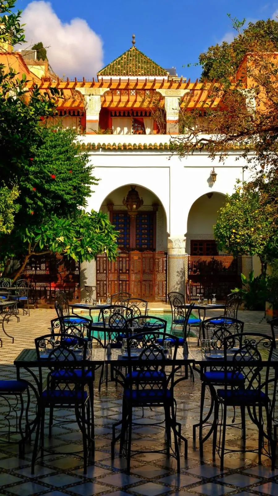 Patio in Palais Dar Donab