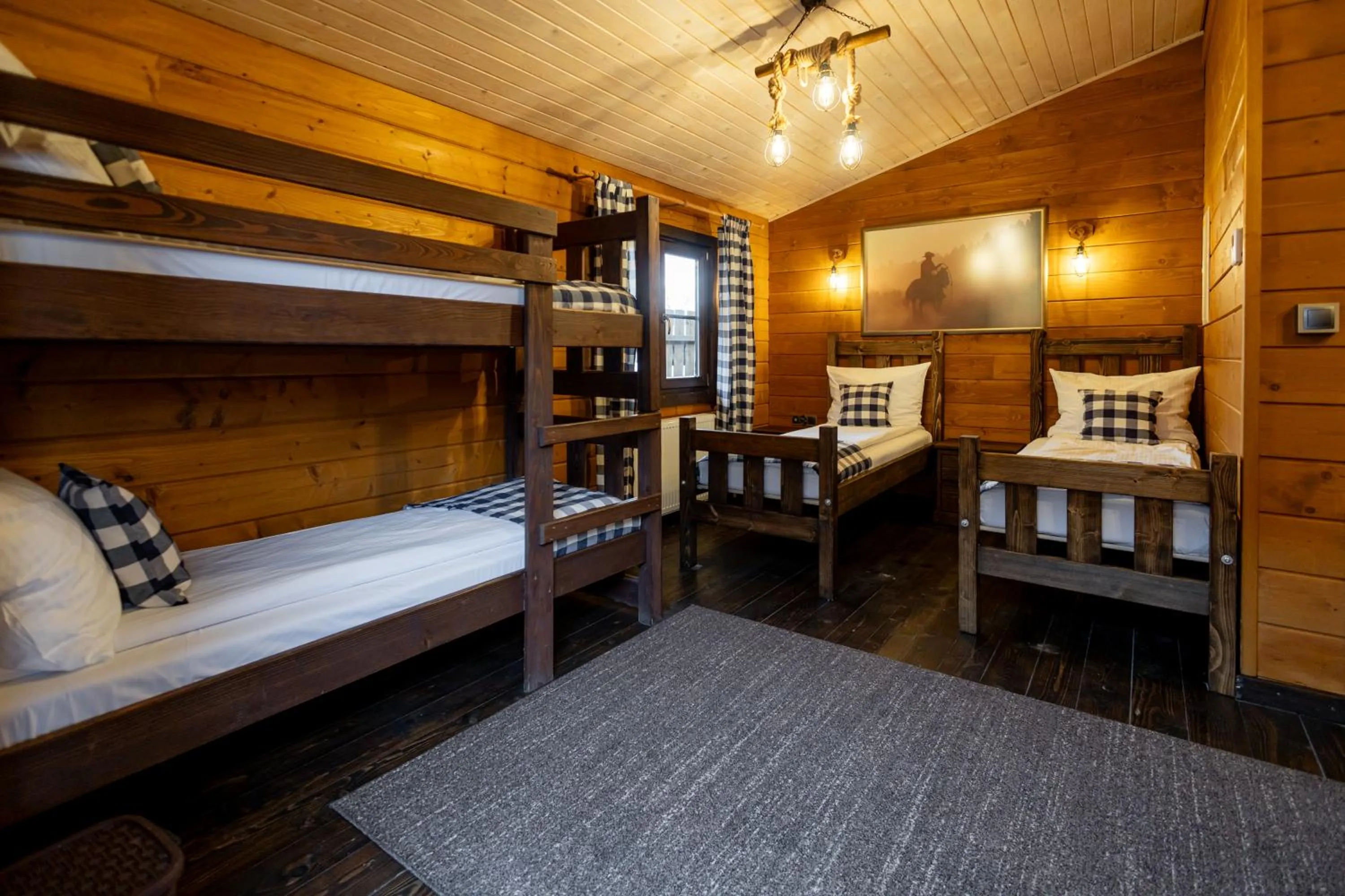 Bed in Western Camp Resort