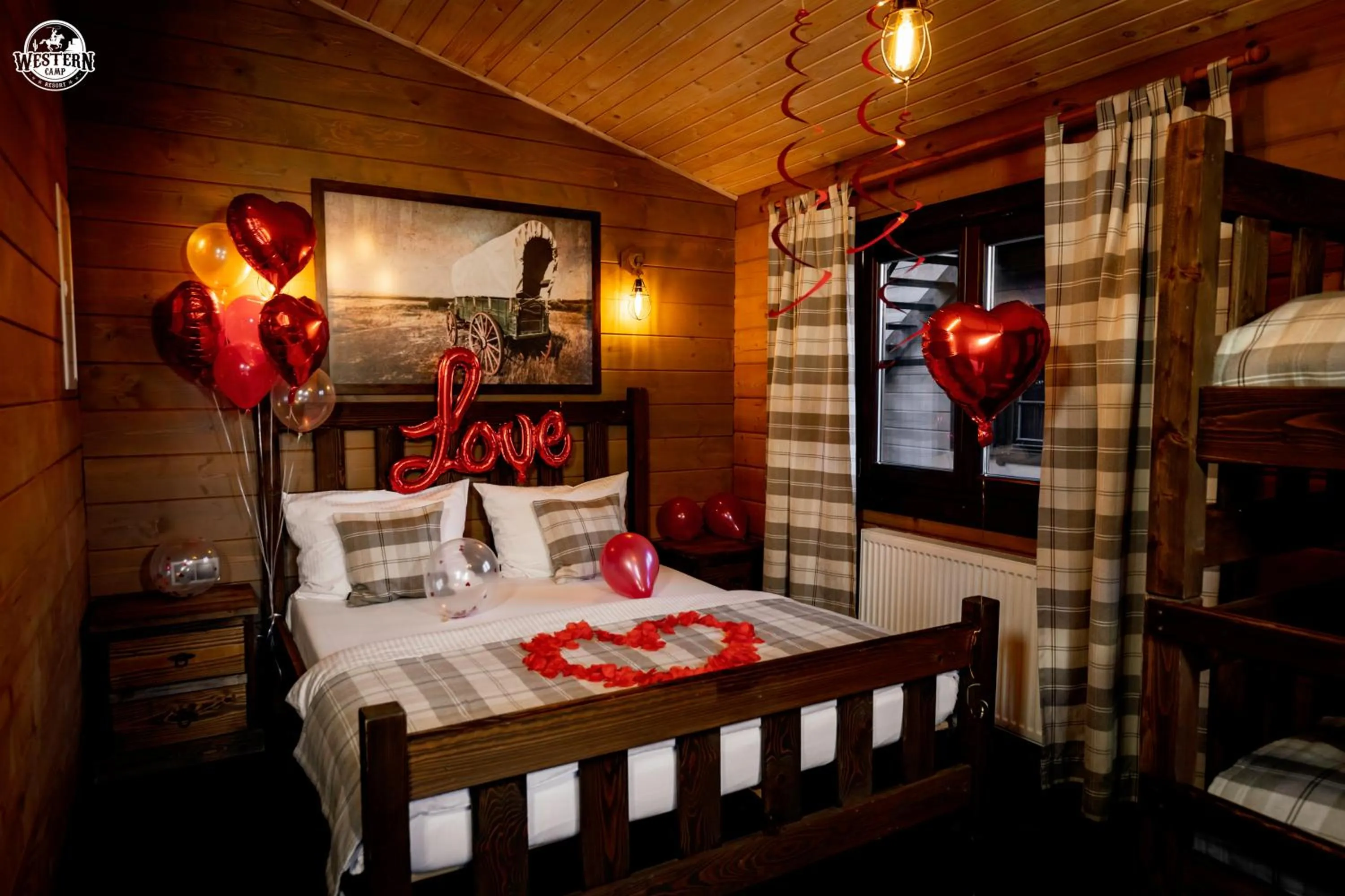 Bed in Western Camp Resort