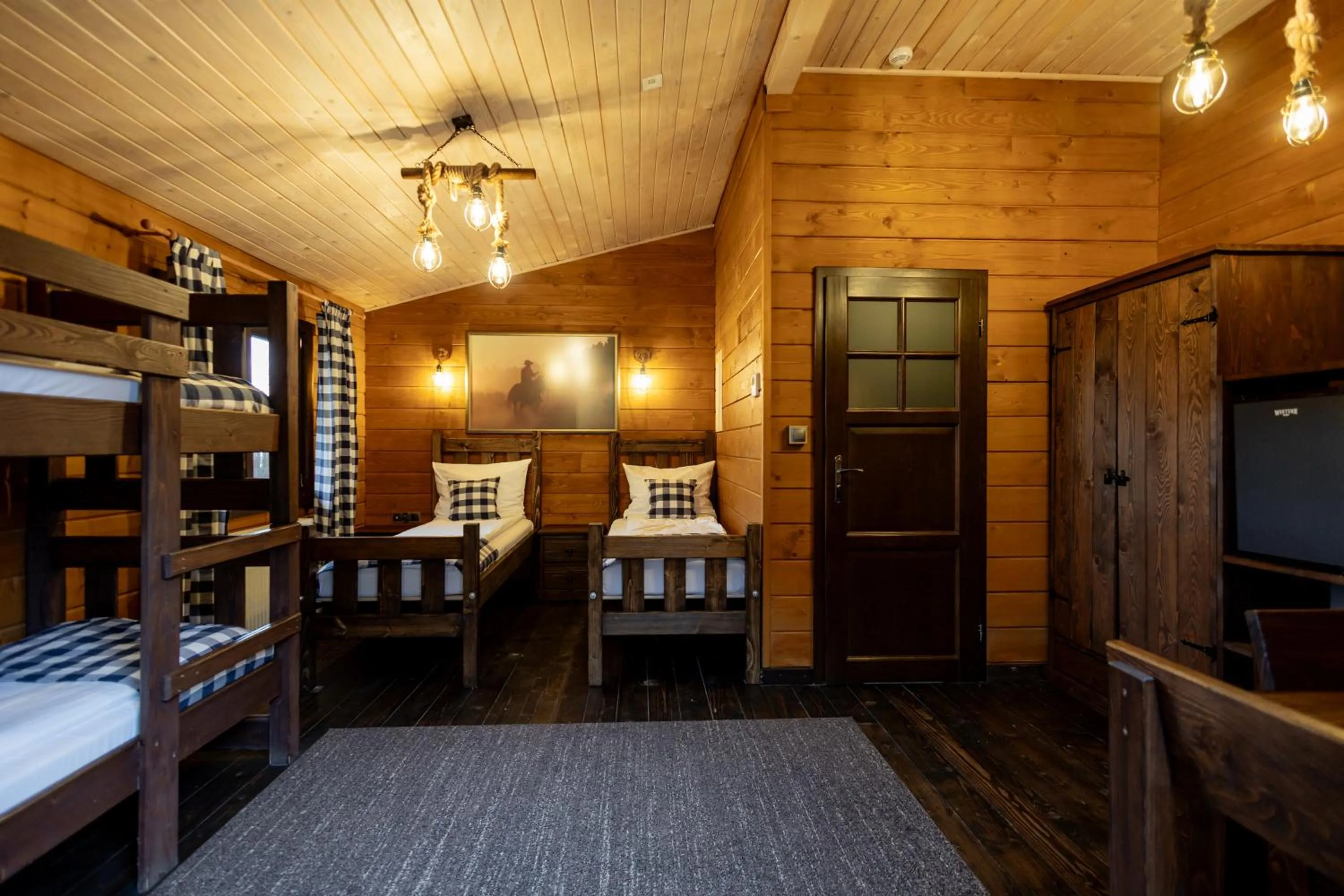 Bed in Western Camp Resort