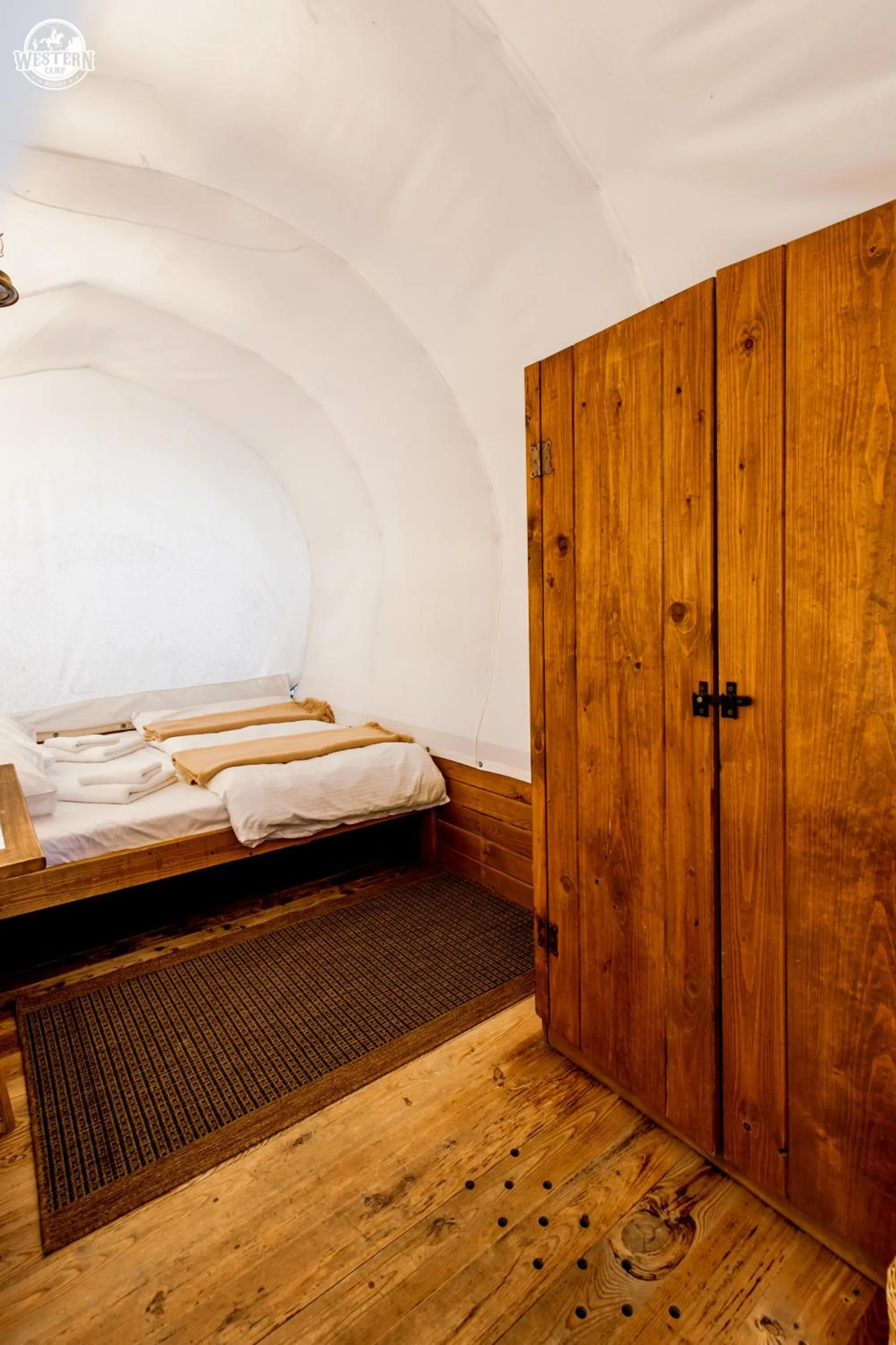 Bed in Western Camp Resort