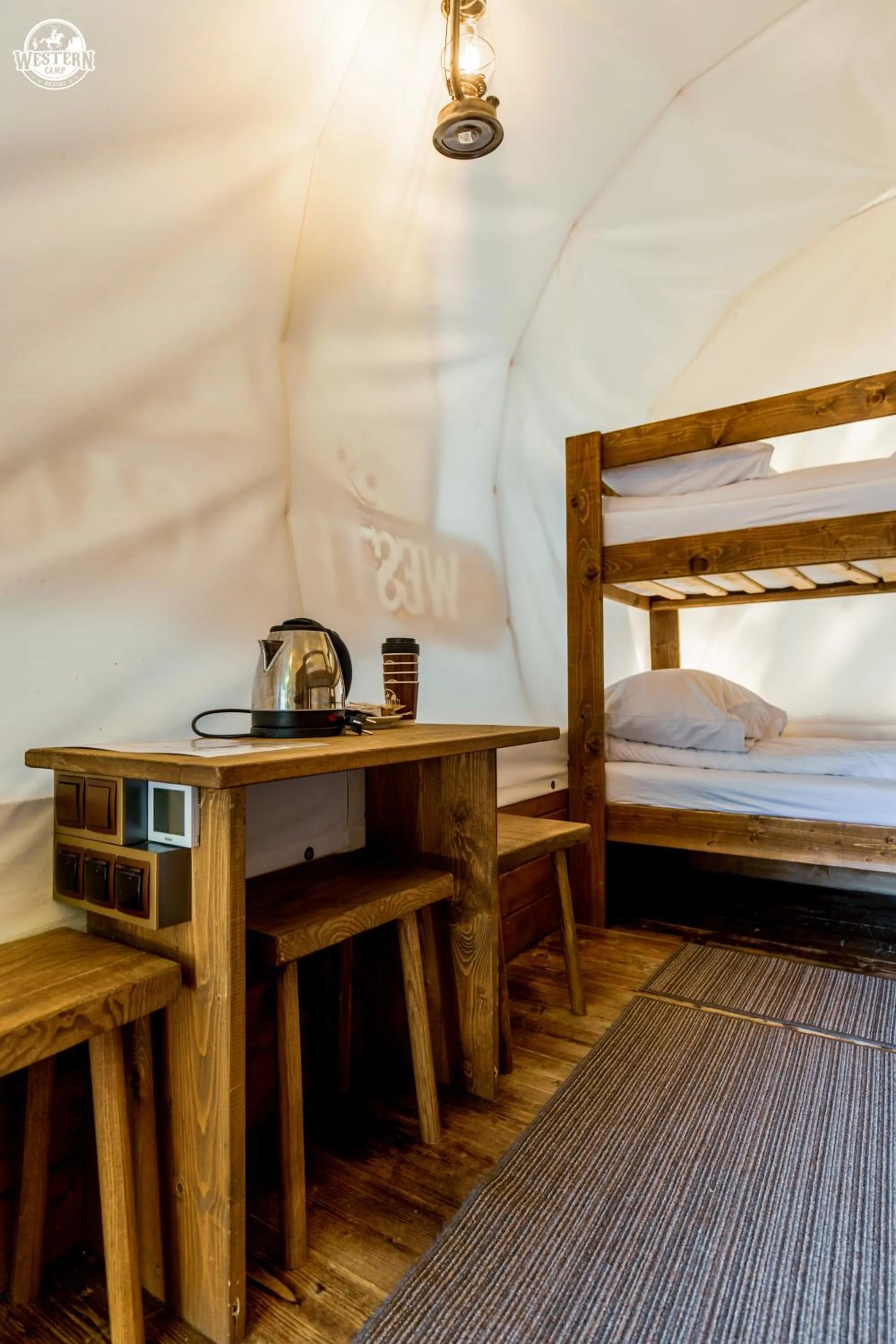 Bed in Western Camp Resort