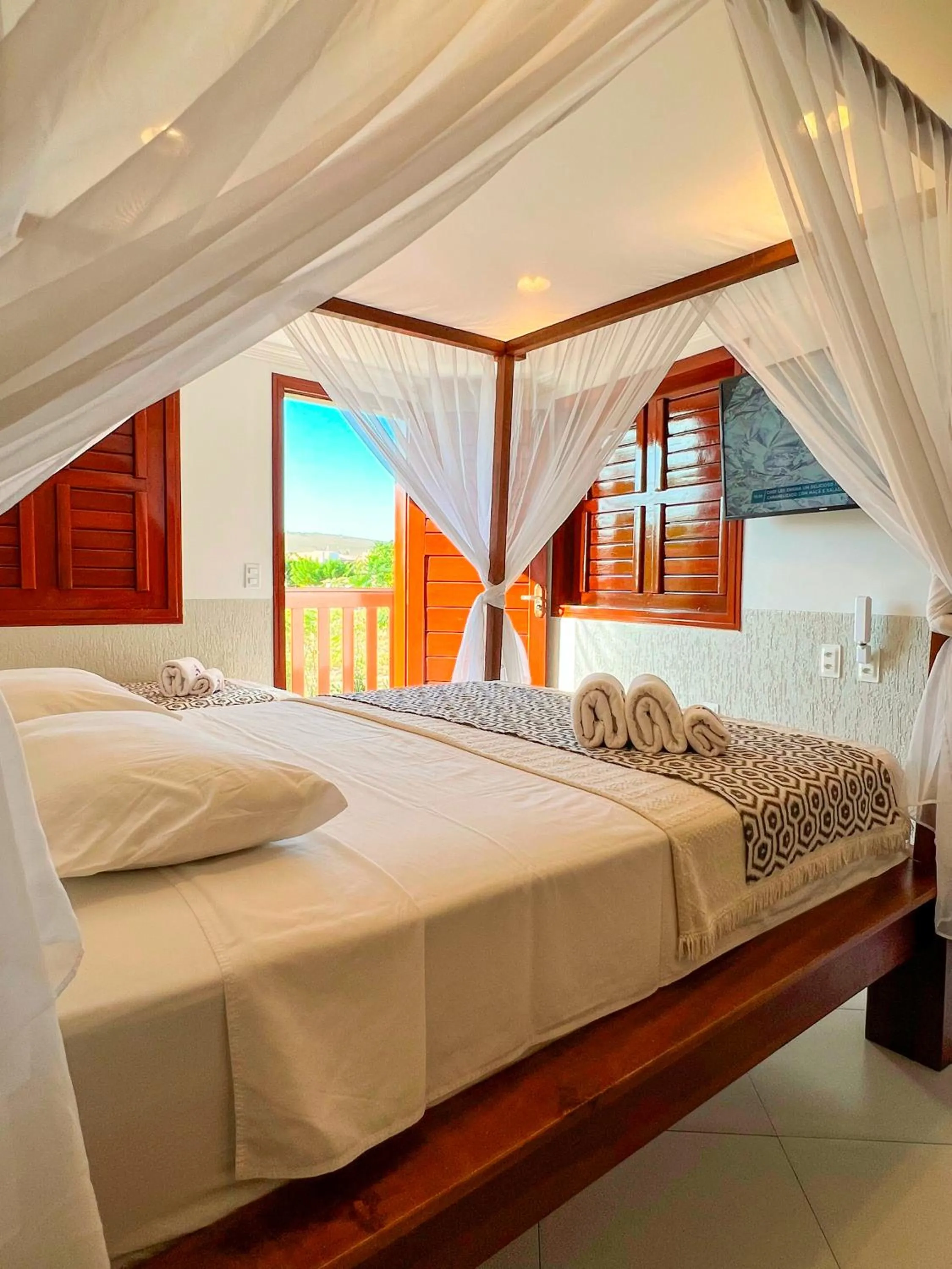 Bed in Mini Hotel Dunas