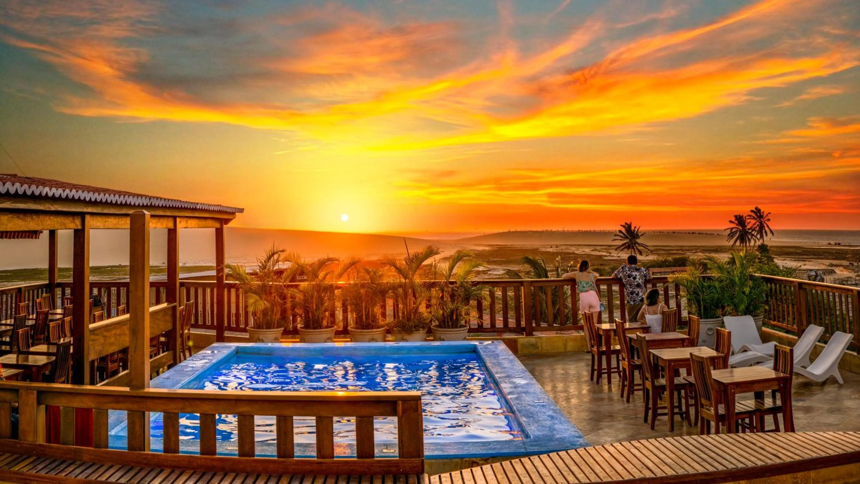 Swimming pool in Mini Hotel Dunas