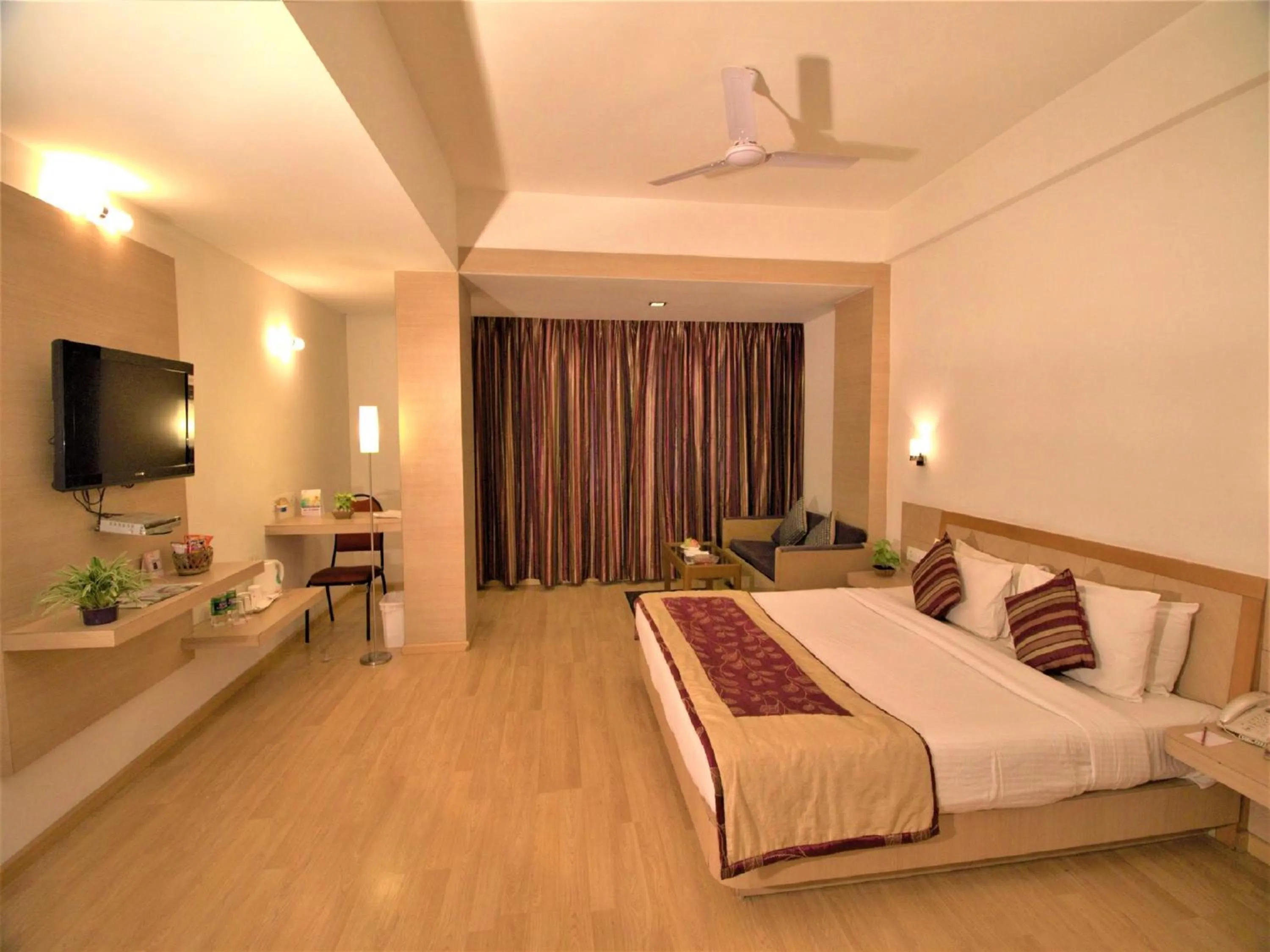 Photo of the whole room, Bed in IRA By Orchid Bhubaneswar