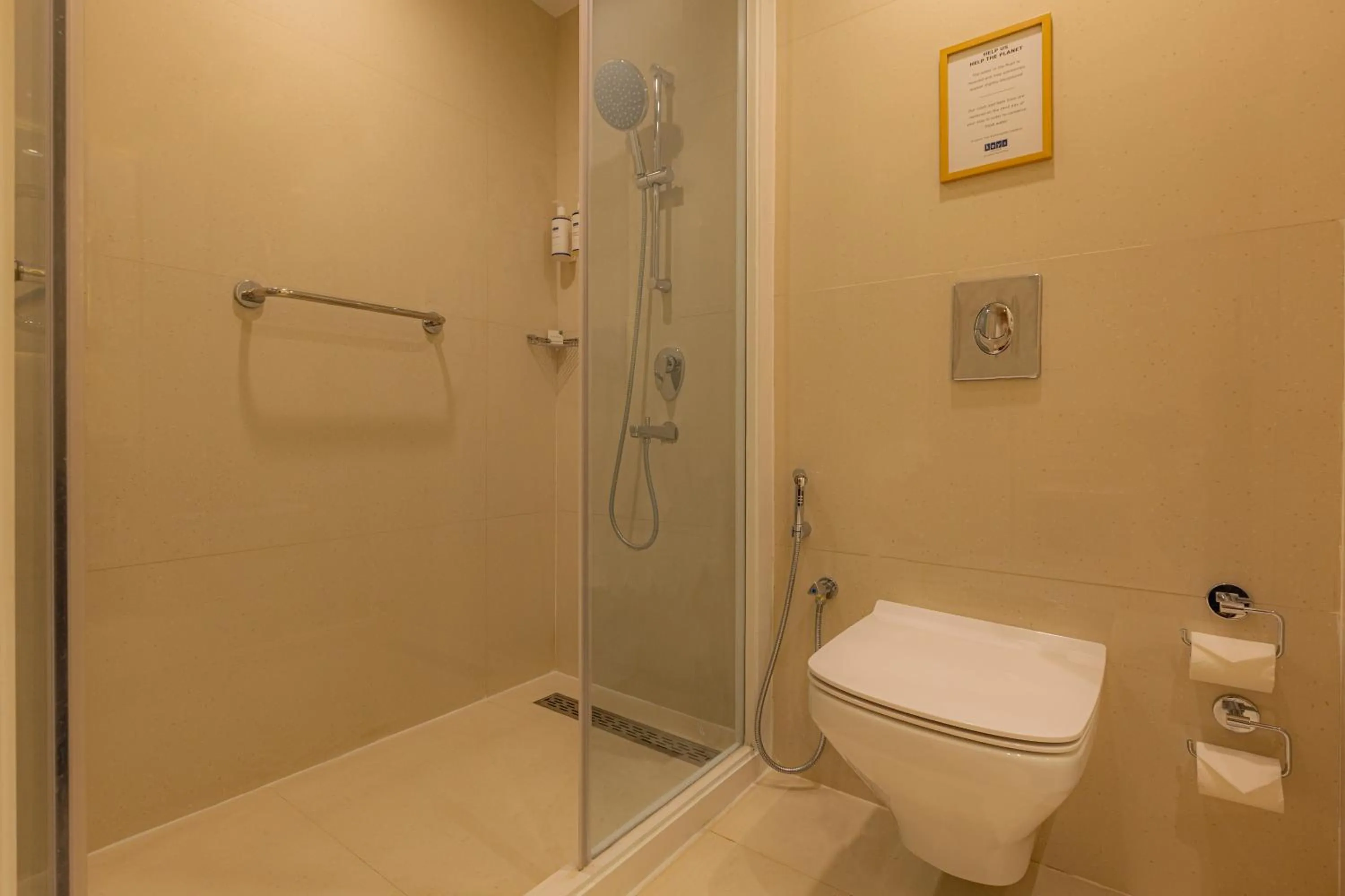 Toilet in Keys Prima by Lemon Tree Hotels, Pimpri, Pune