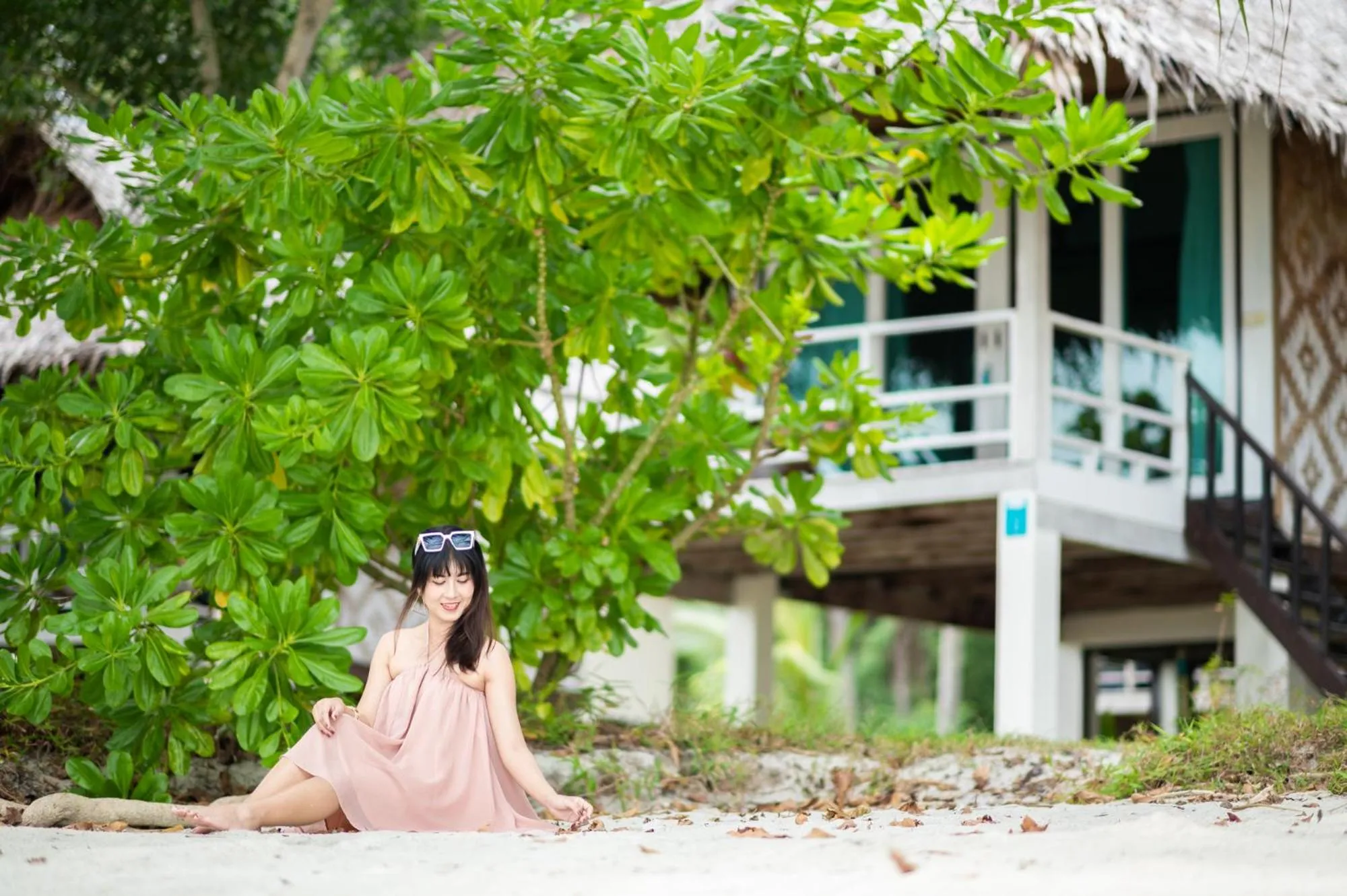 Patio in Pawapi Beach Resort Koh Mook