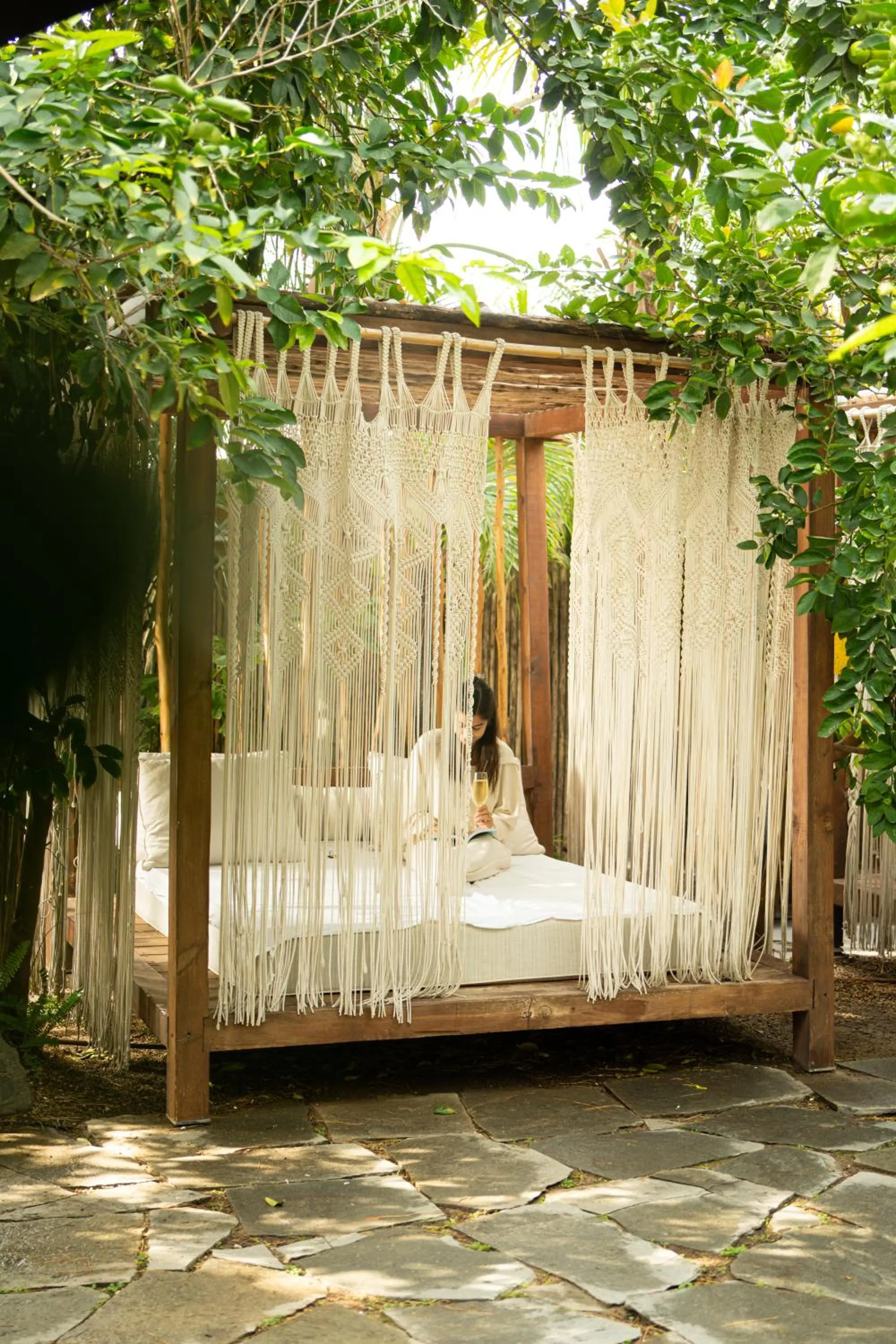 Garden, Bed in Lear Sense Hotel