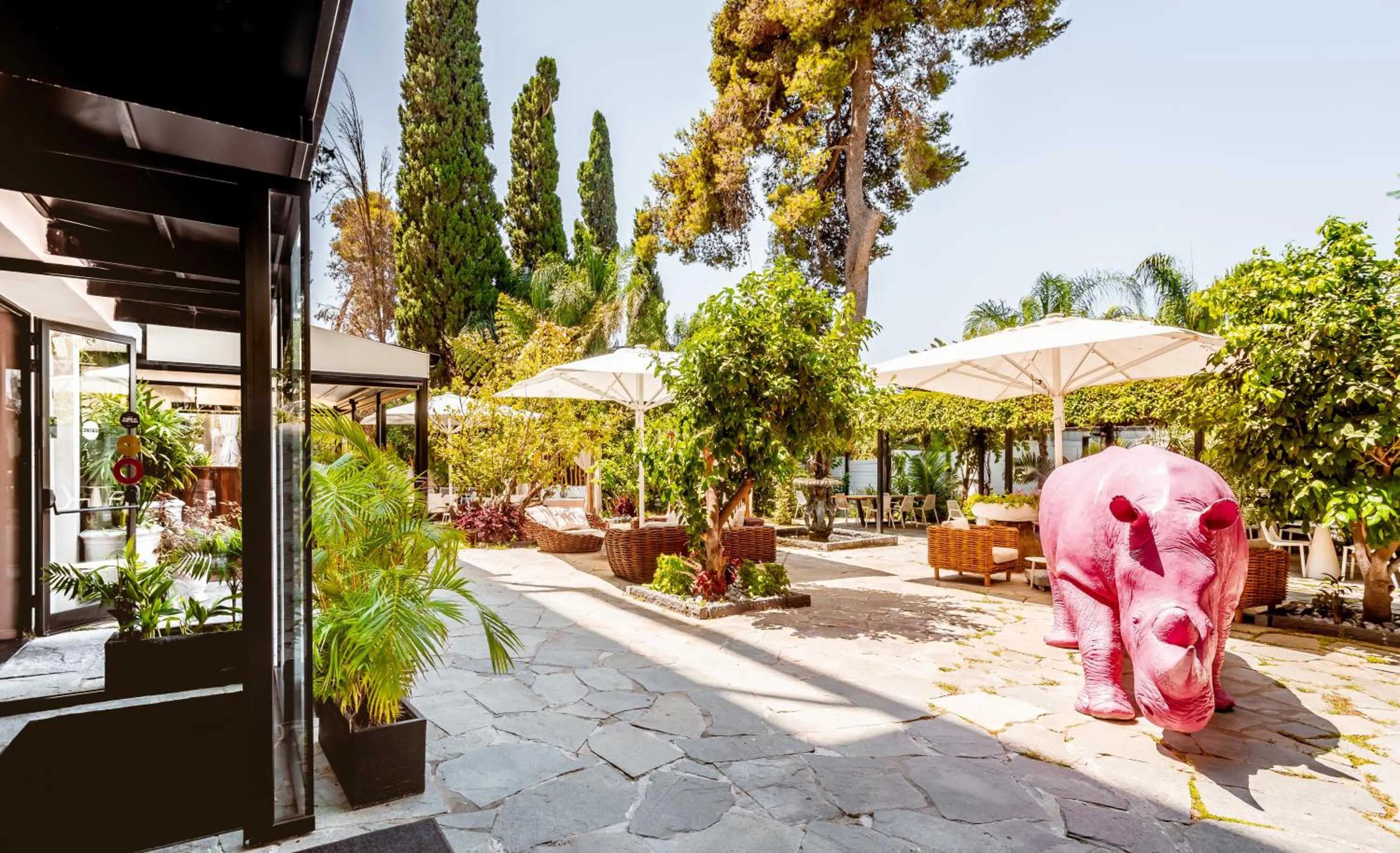 Garden in Lear Sense Hotel