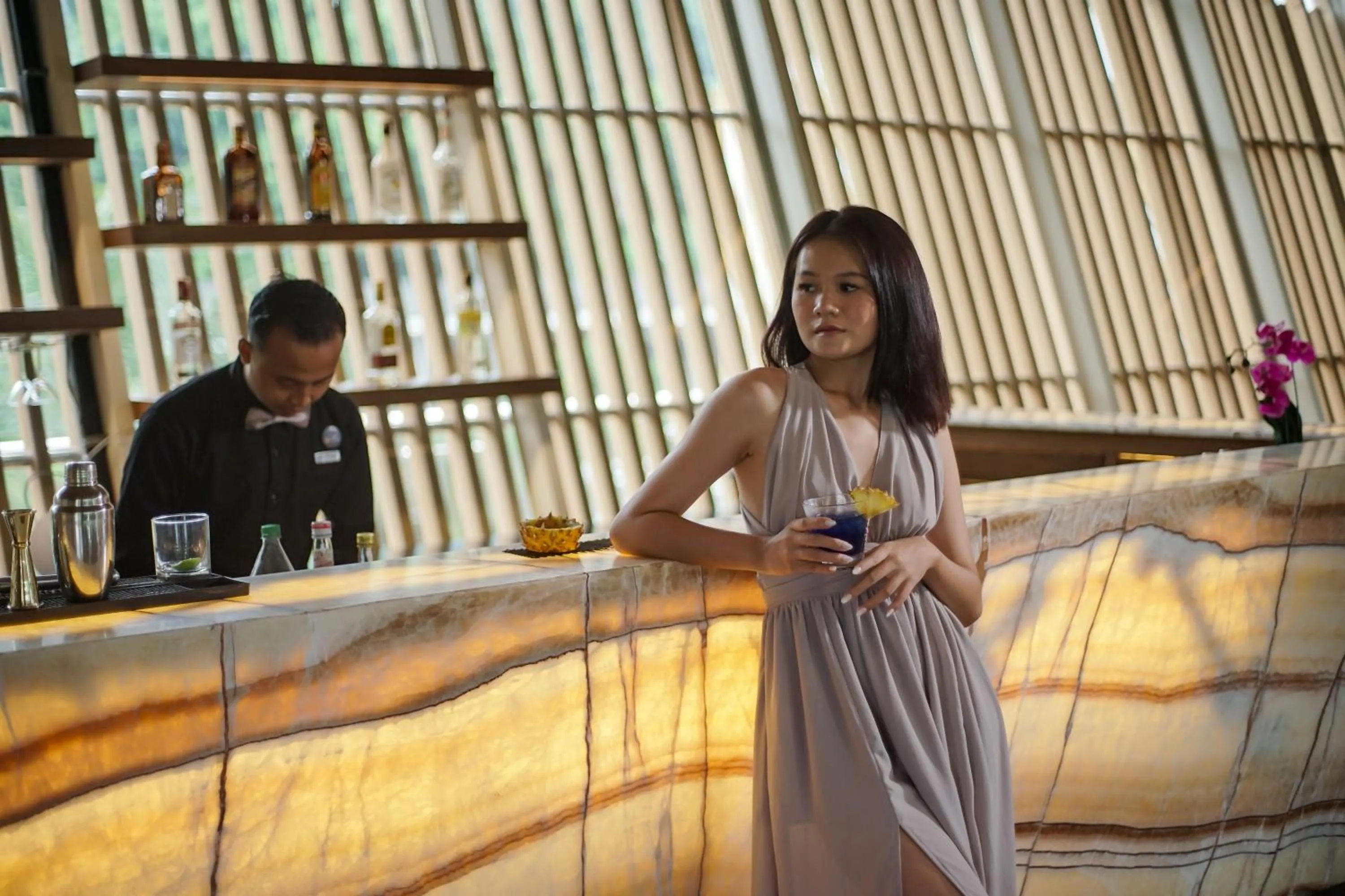 Lounge or bar in Aruna Senggigi Resort & Convention