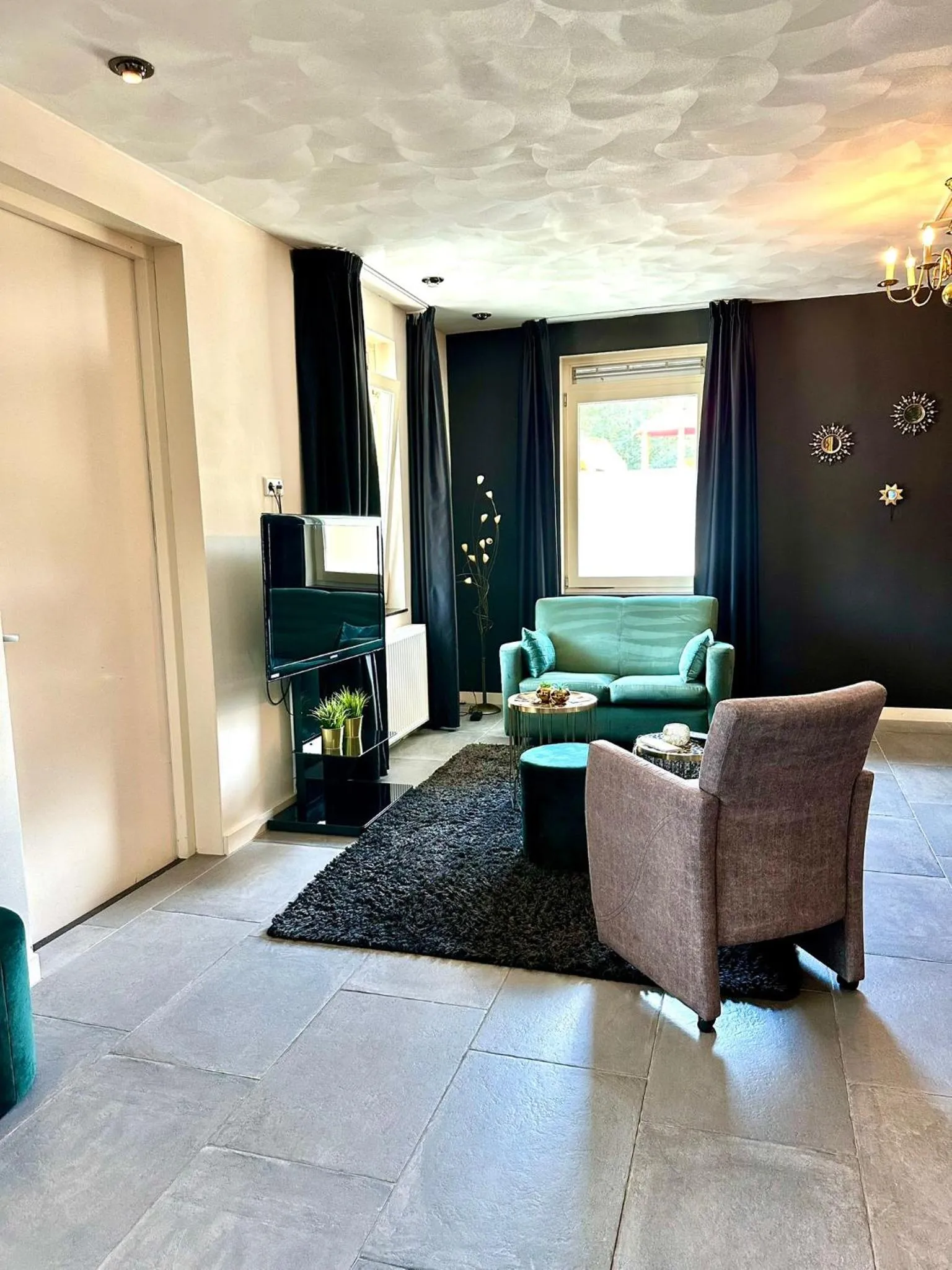 Seating area in Gasterij Hotel Dennenoord