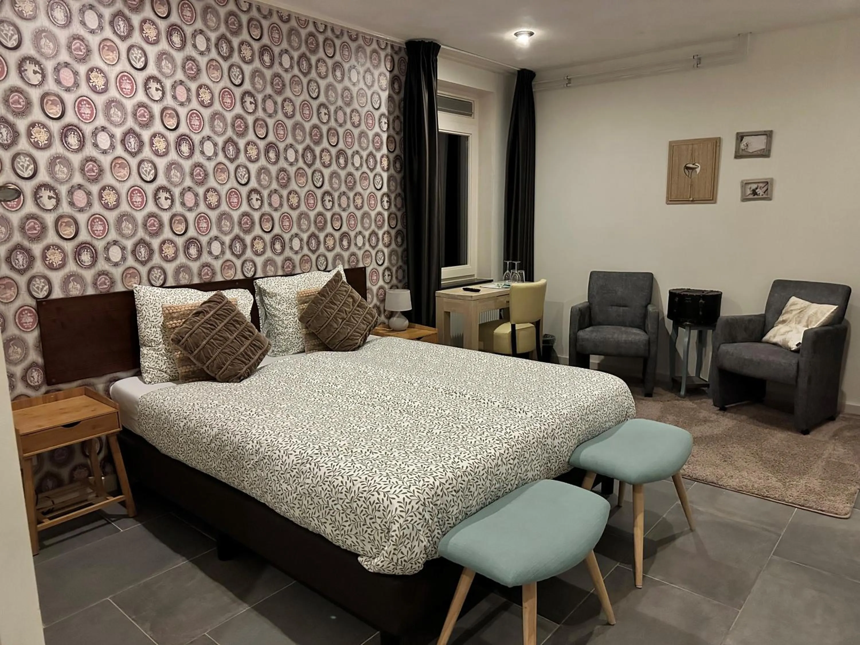 Bedroom, Bed in Gasterij Hotel Dennenoord