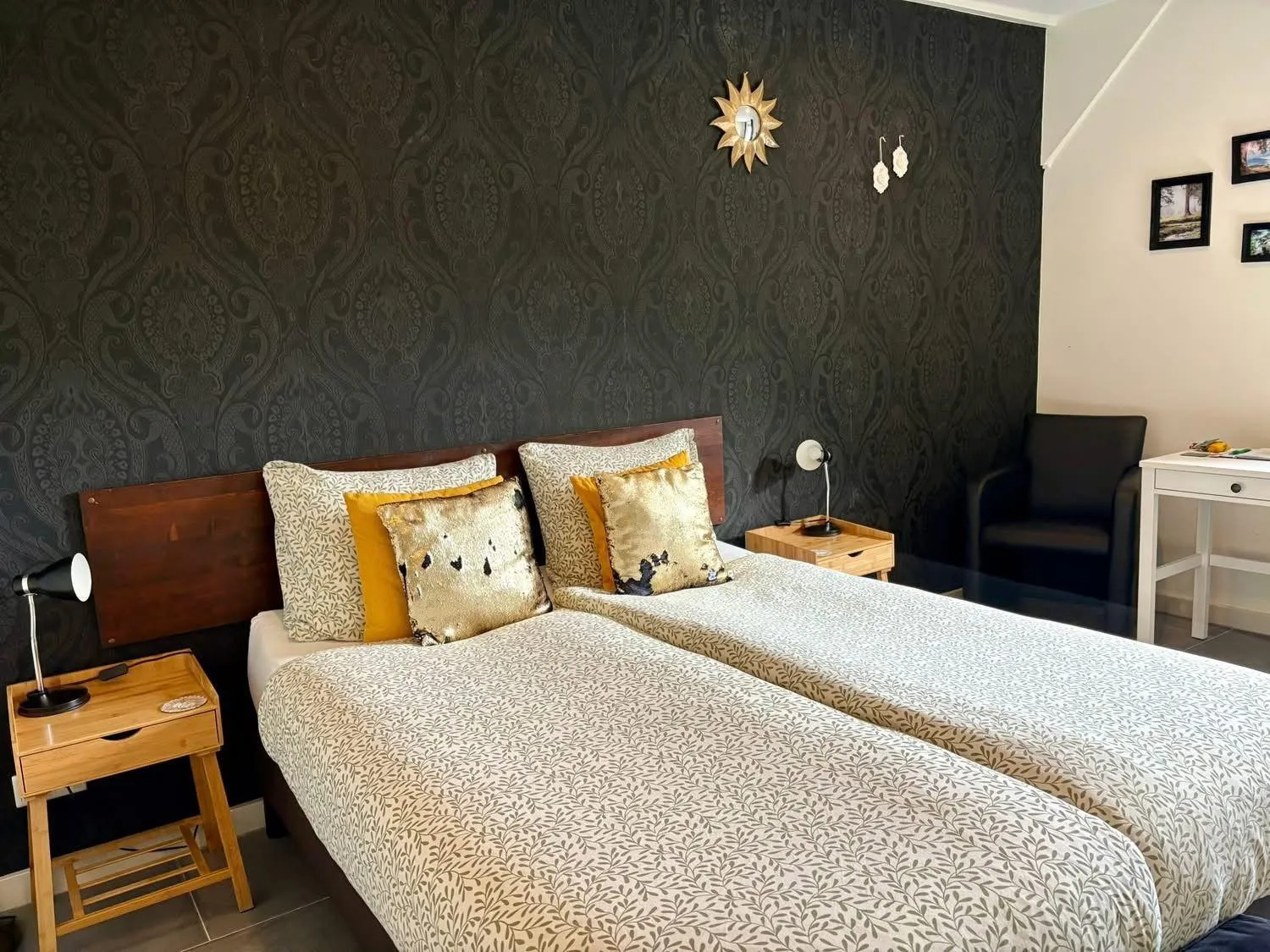 Bed in Gasterij Hotel Dennenoord