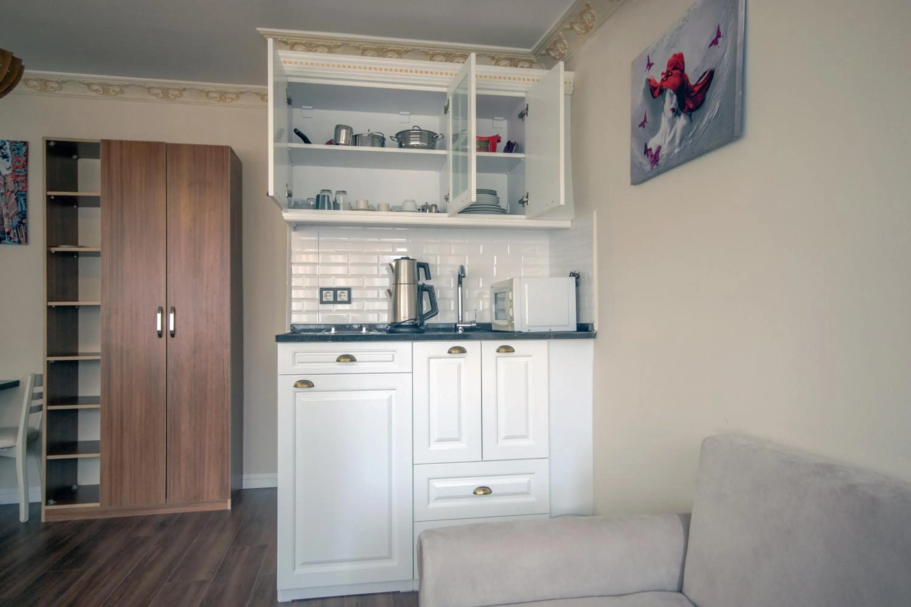 Kitchen or kitchenette in IQ Hotel Beyoğlu