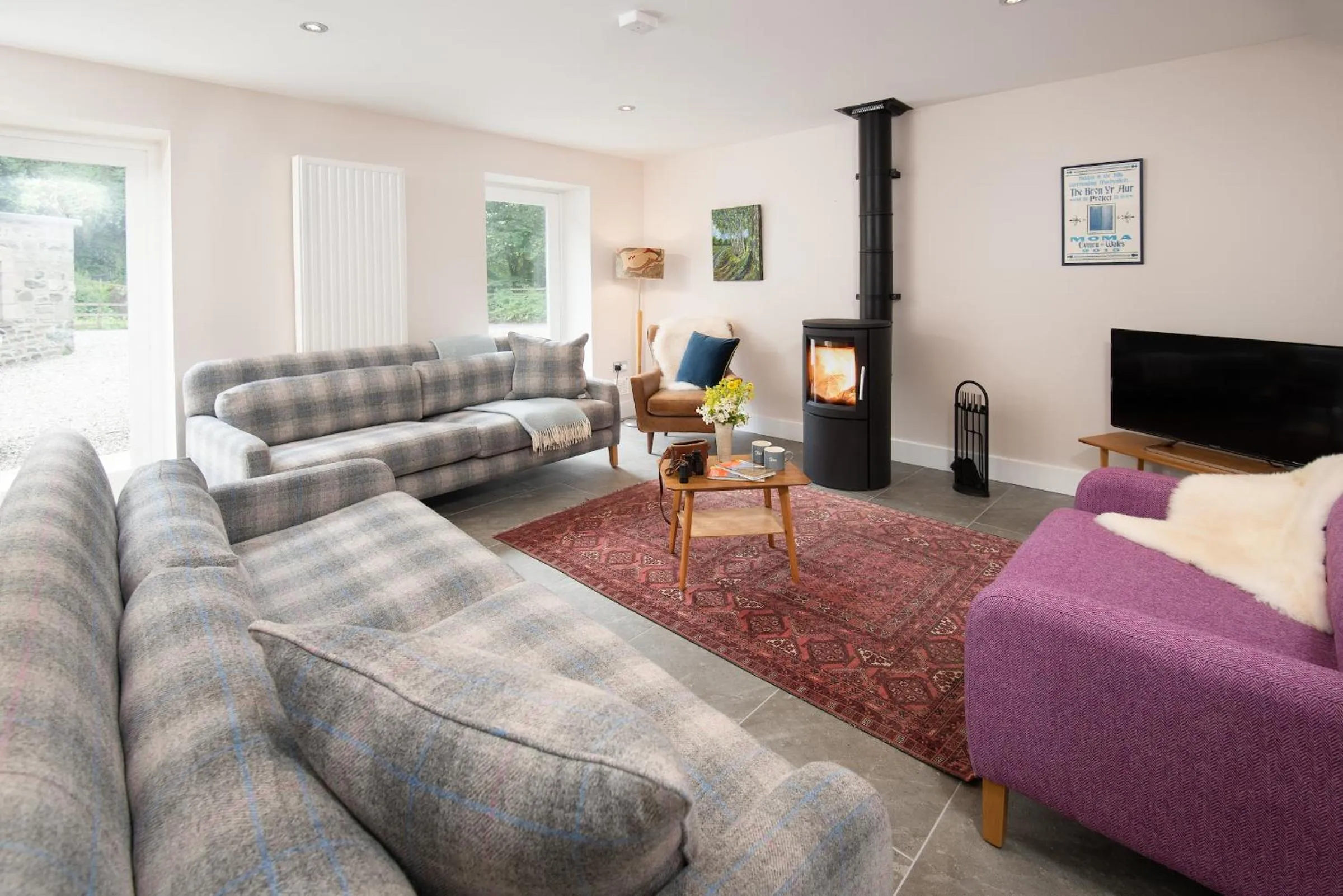 Communal lounge/ TV room in Mill House Monzie