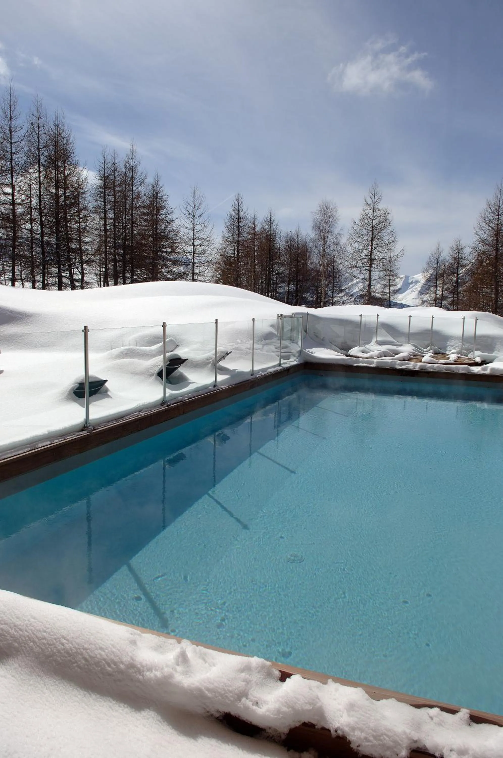 Swimming pool in Lagrange Vacances l'Alpenrose