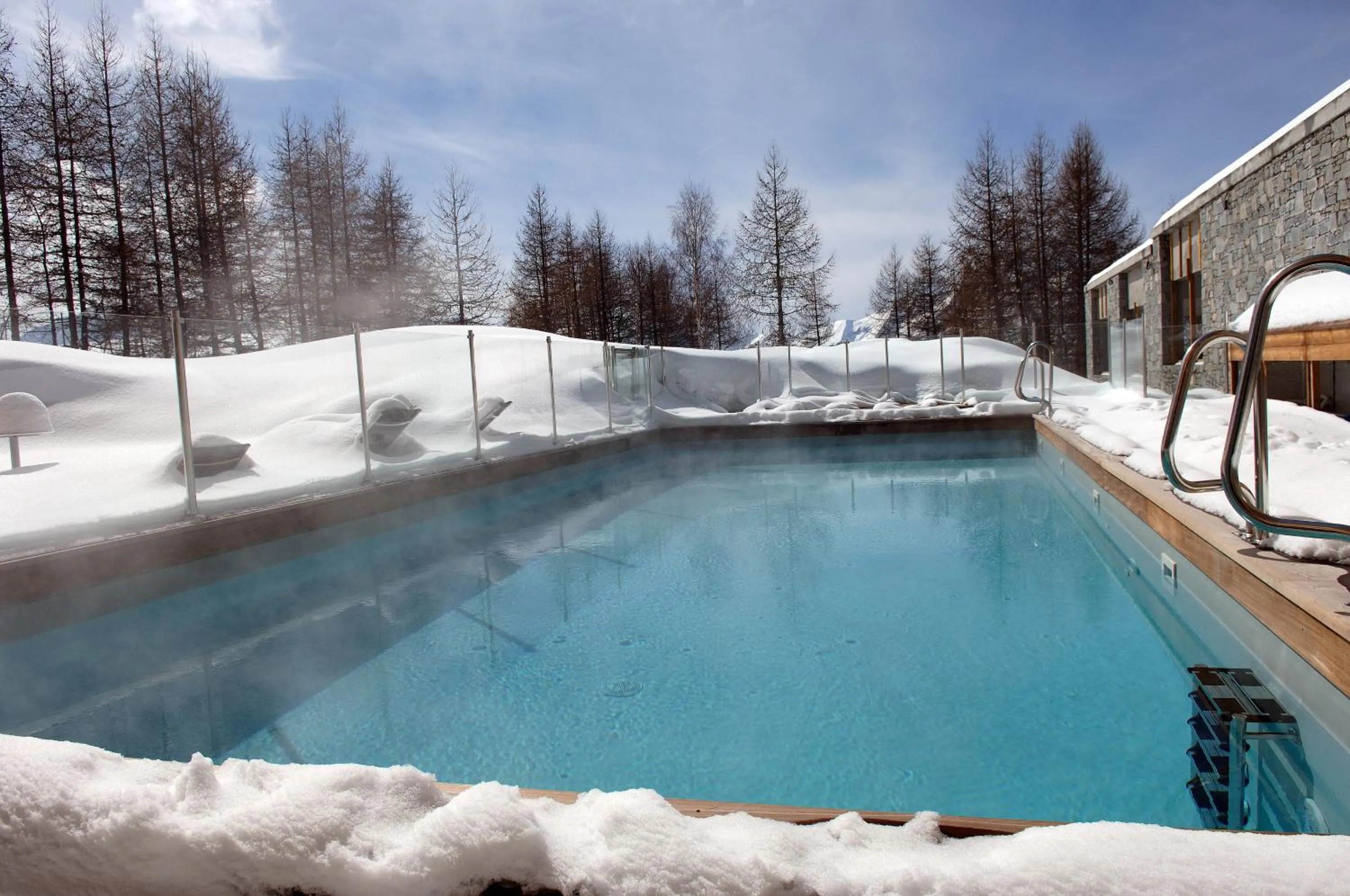 Swimming pool in Lagrange Vacances l'Alpenrose
