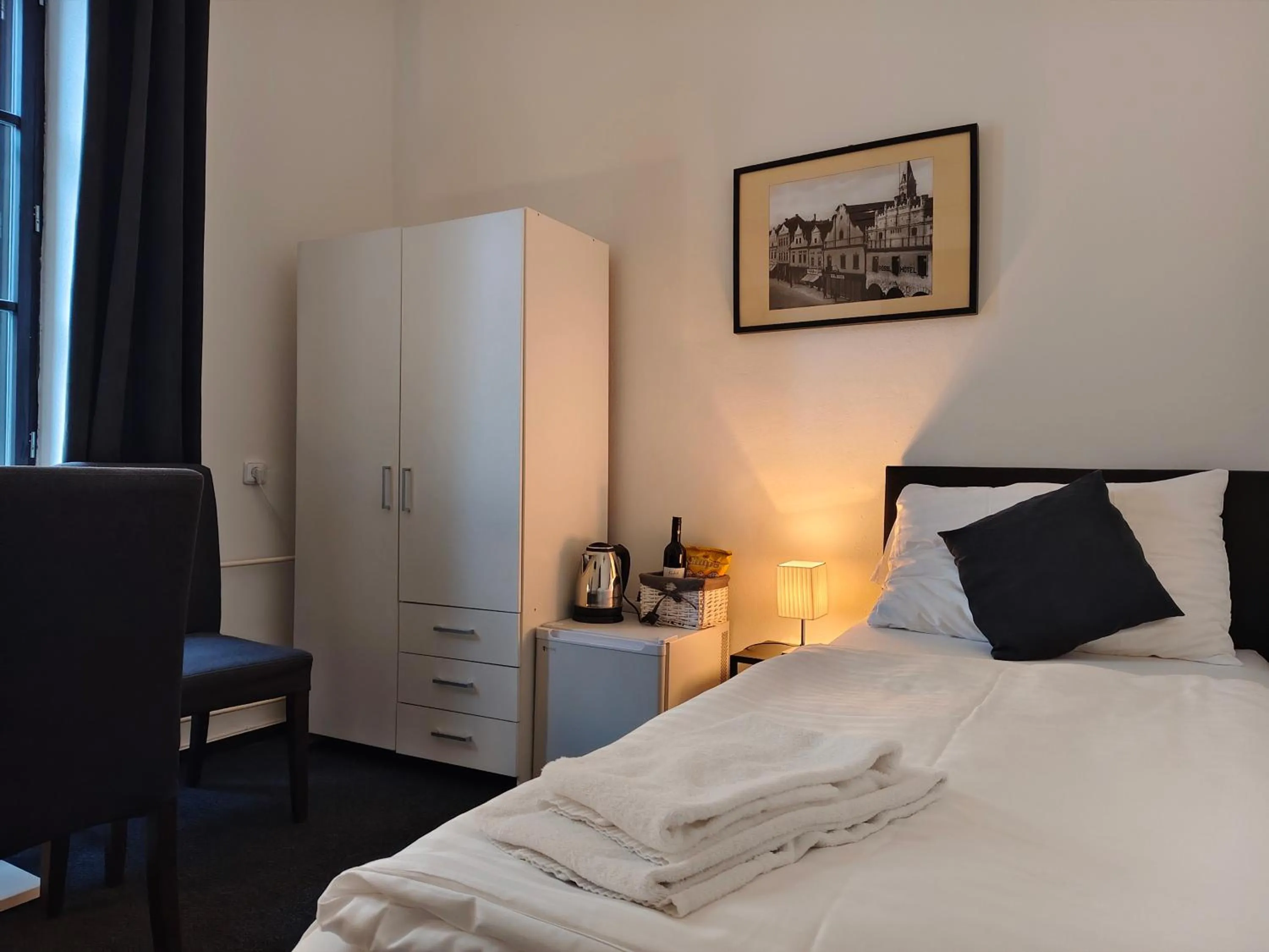 Bed in Hotel Bílý Koníček