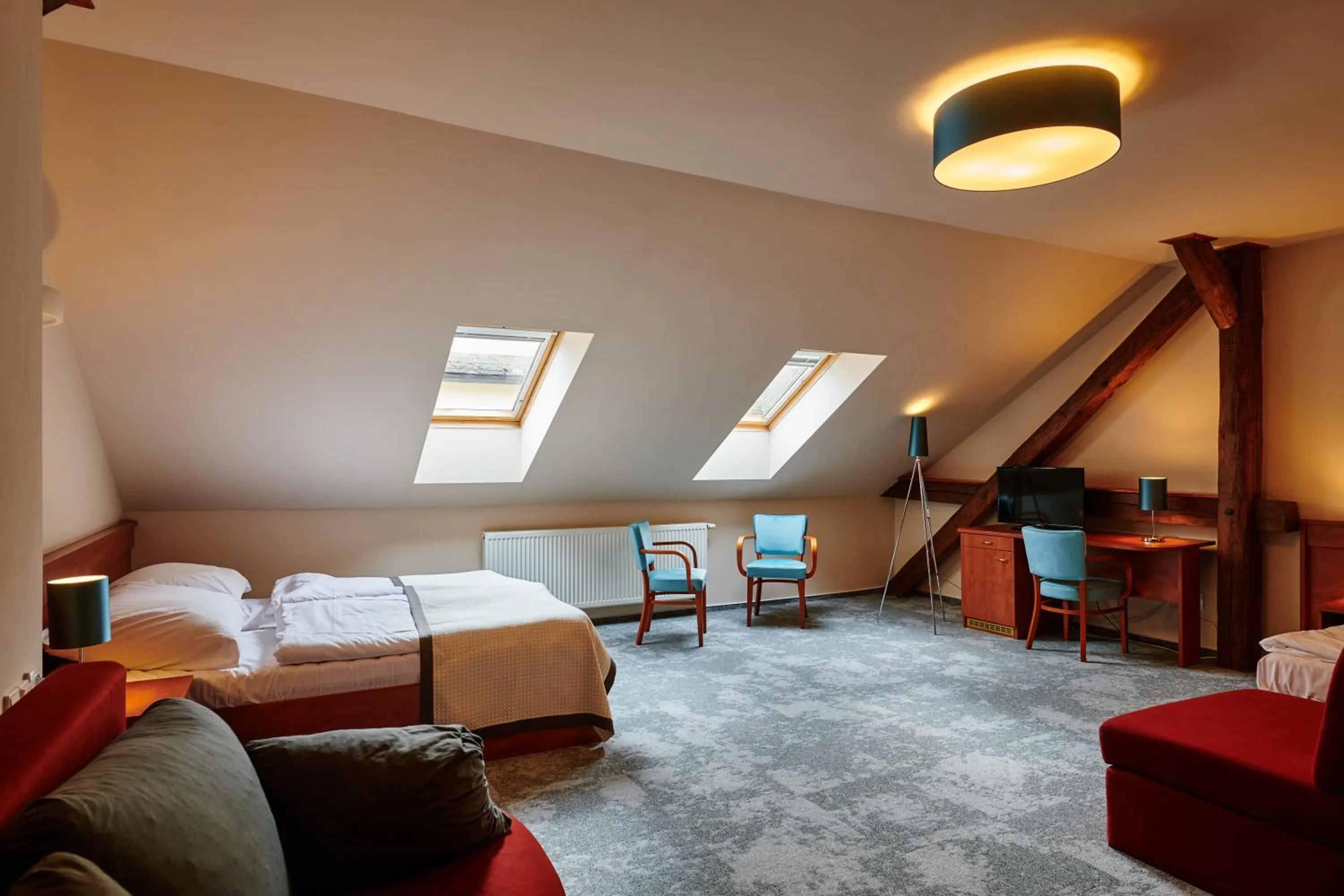 Seating area, Bed in Hotel Terasa