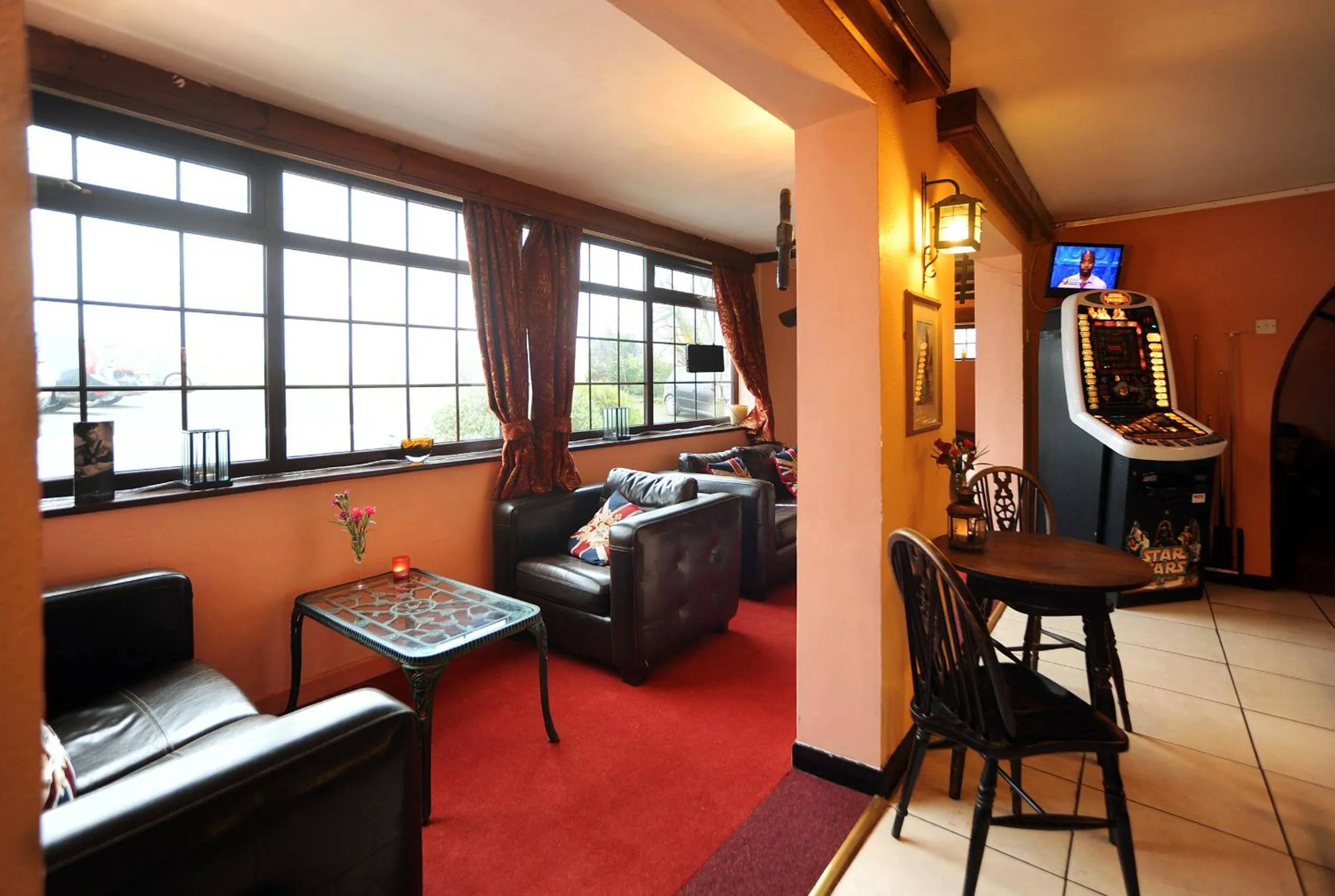 Seating area in The West Country Inn