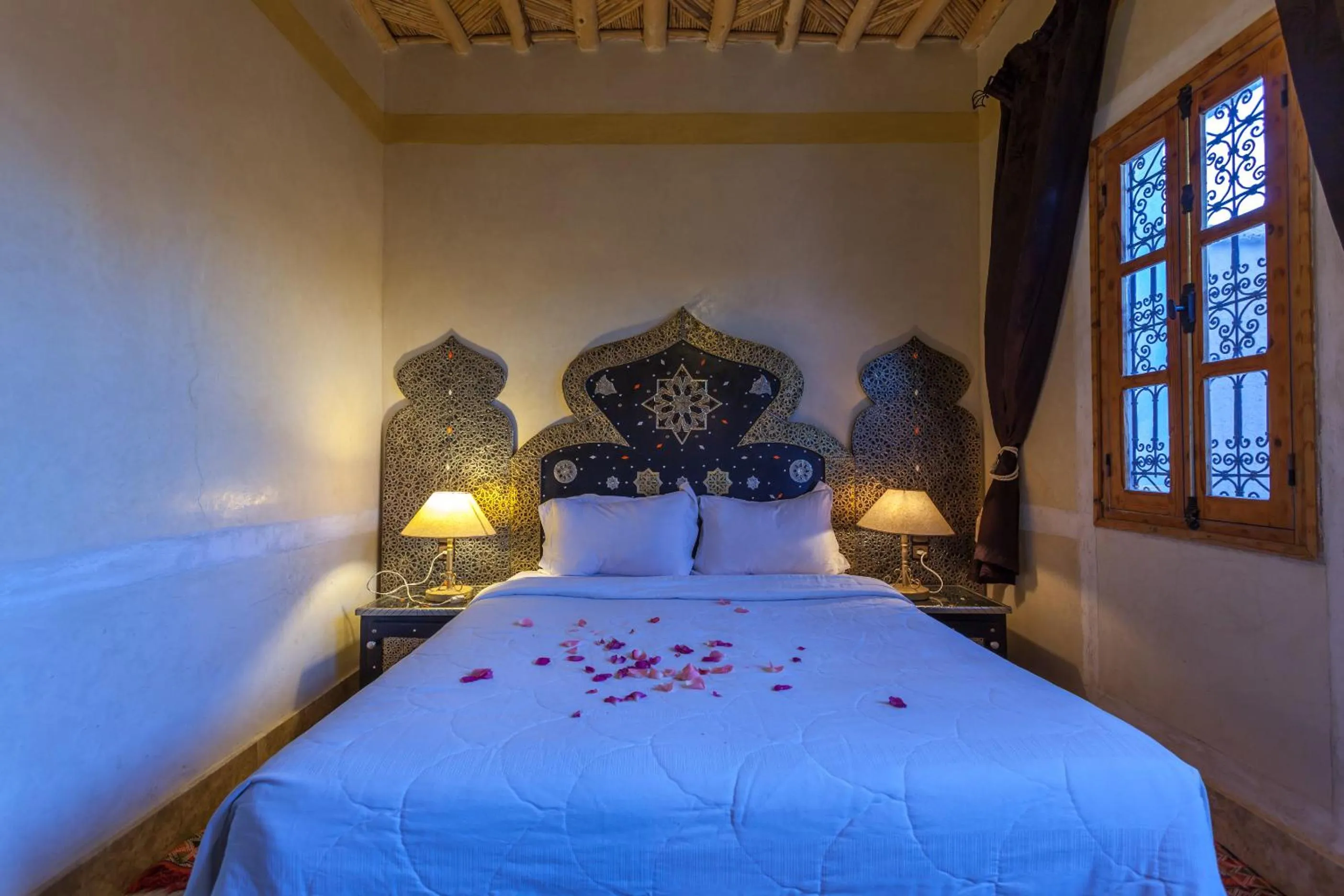 Bed in Kasbah Tizzarouine