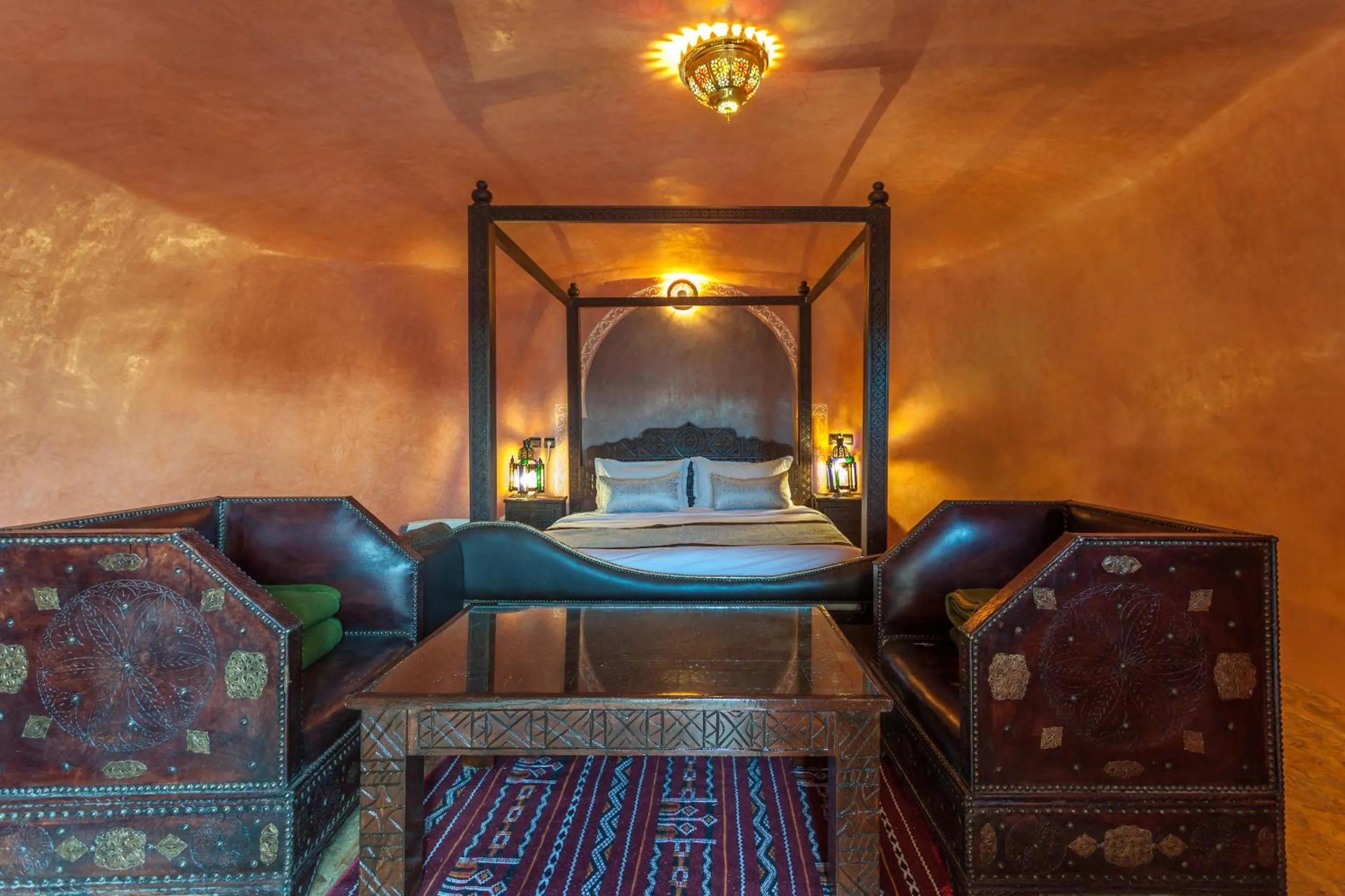 Bed in Kasbah Tizzarouine