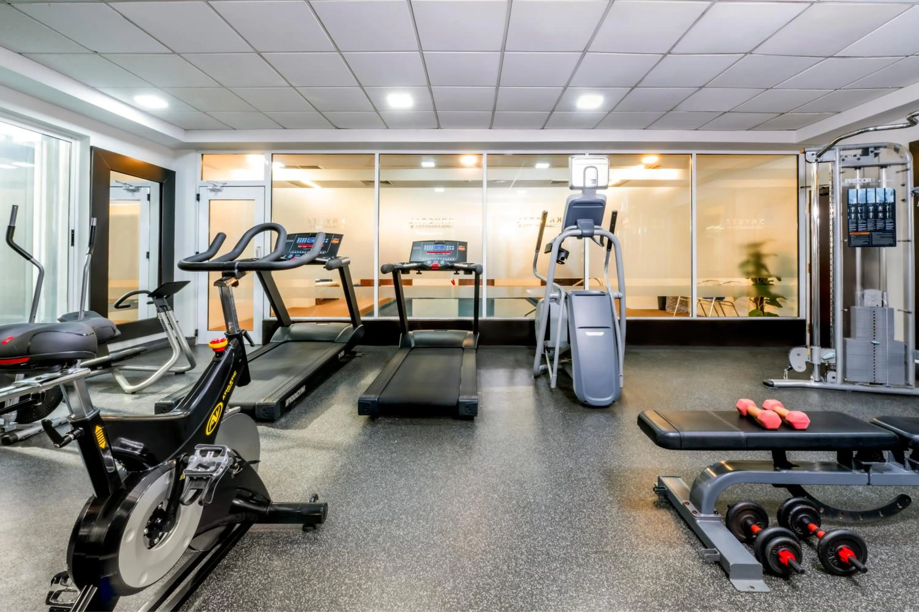 Fitness centre/facilities in Krystal Urban Monterrey San Jeronimo