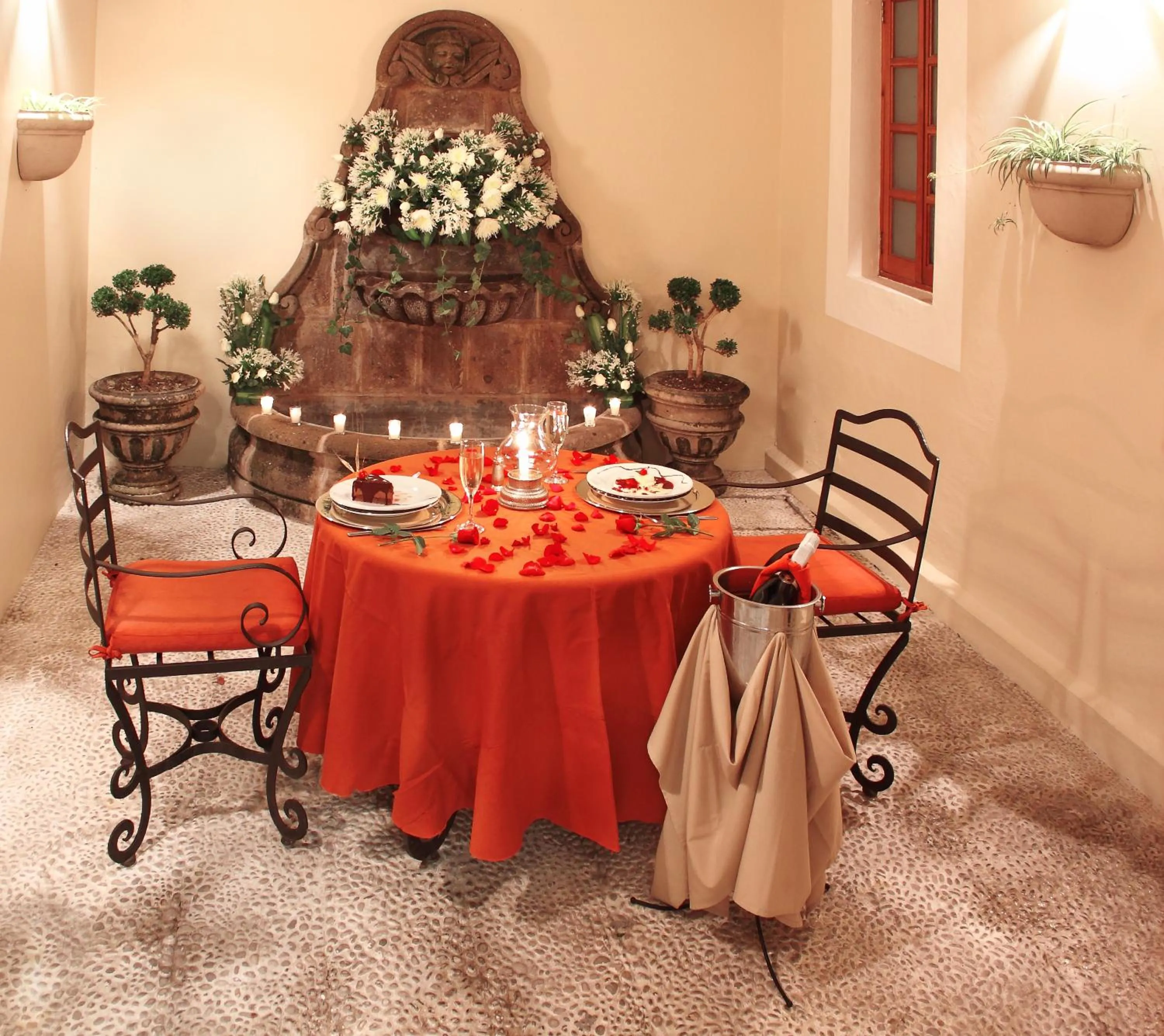 Patio in Hotel Boutique La Casa Azul