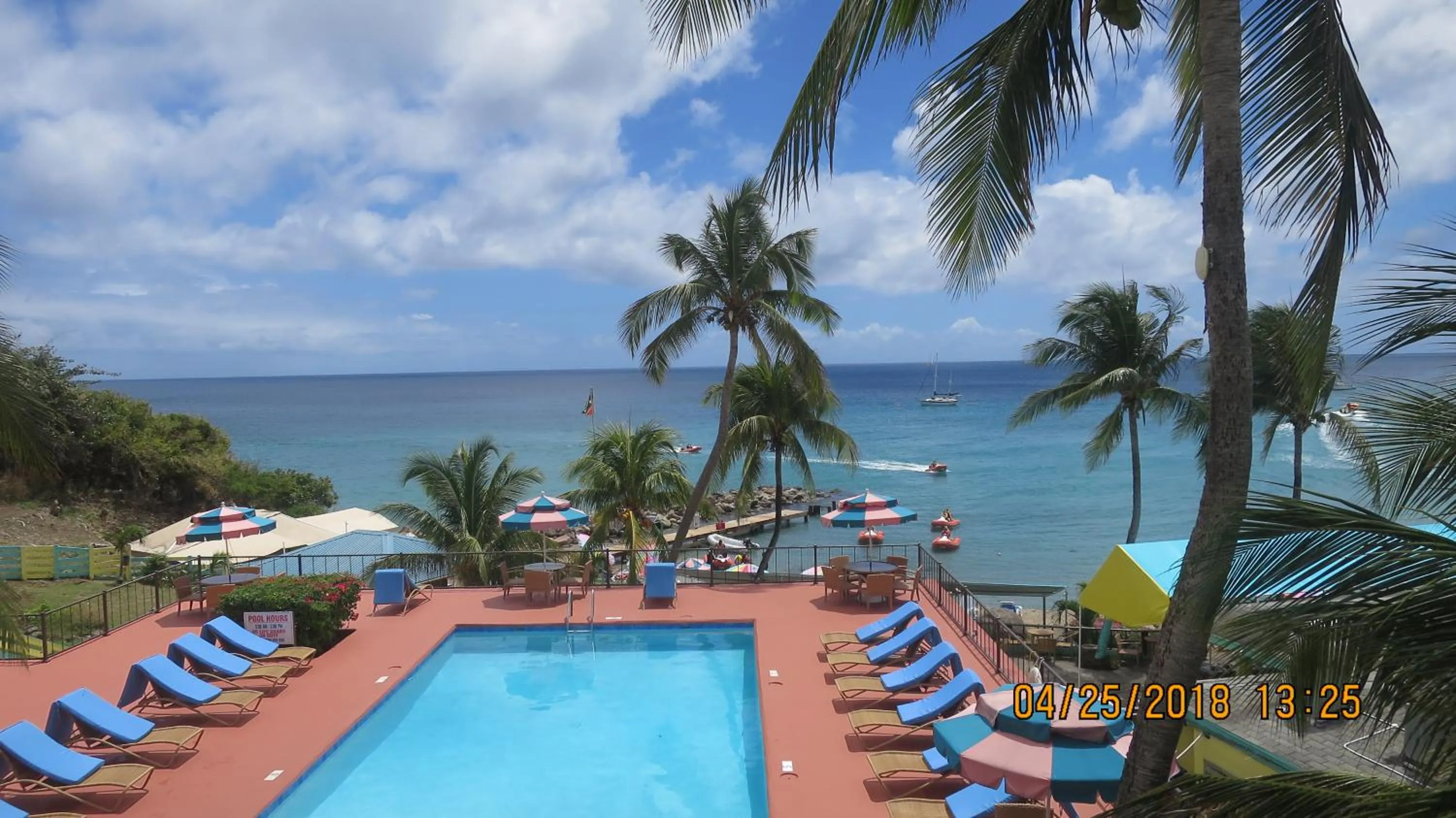 Pool view in Timothy Beach Resort
