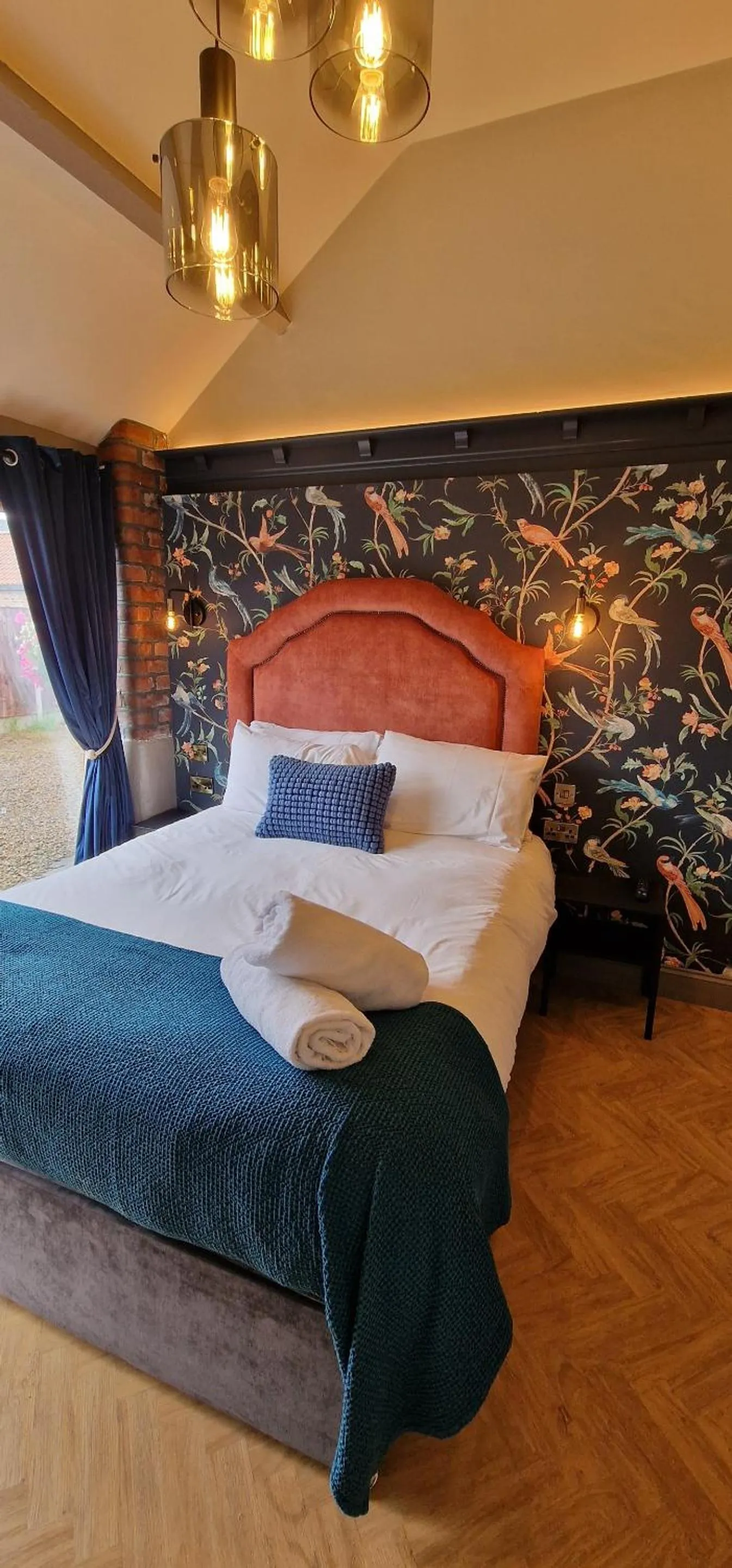 Bedroom, Bed in Thorpe Thewles Lodge