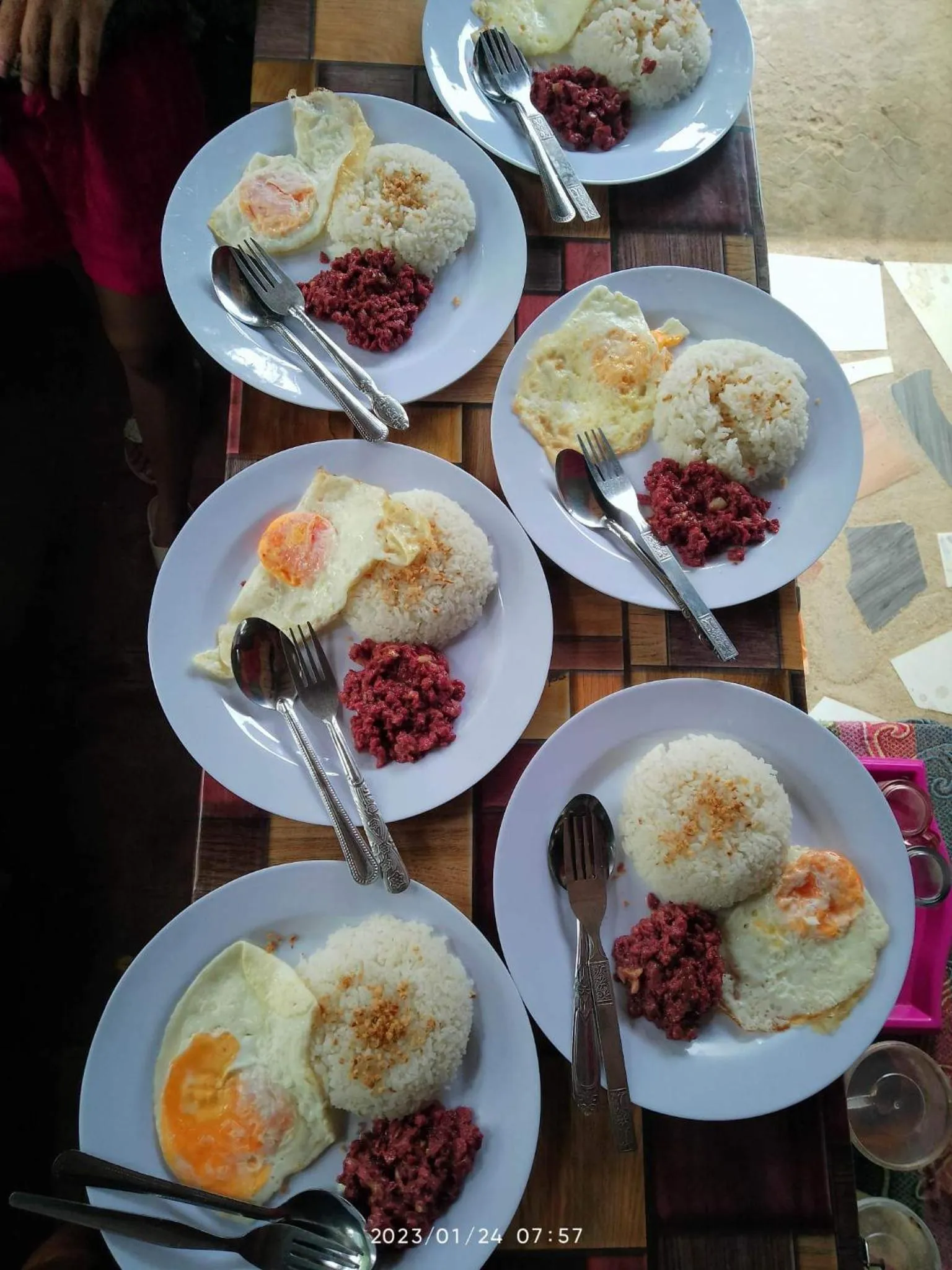 Breakfast in Sun Valley Hostel