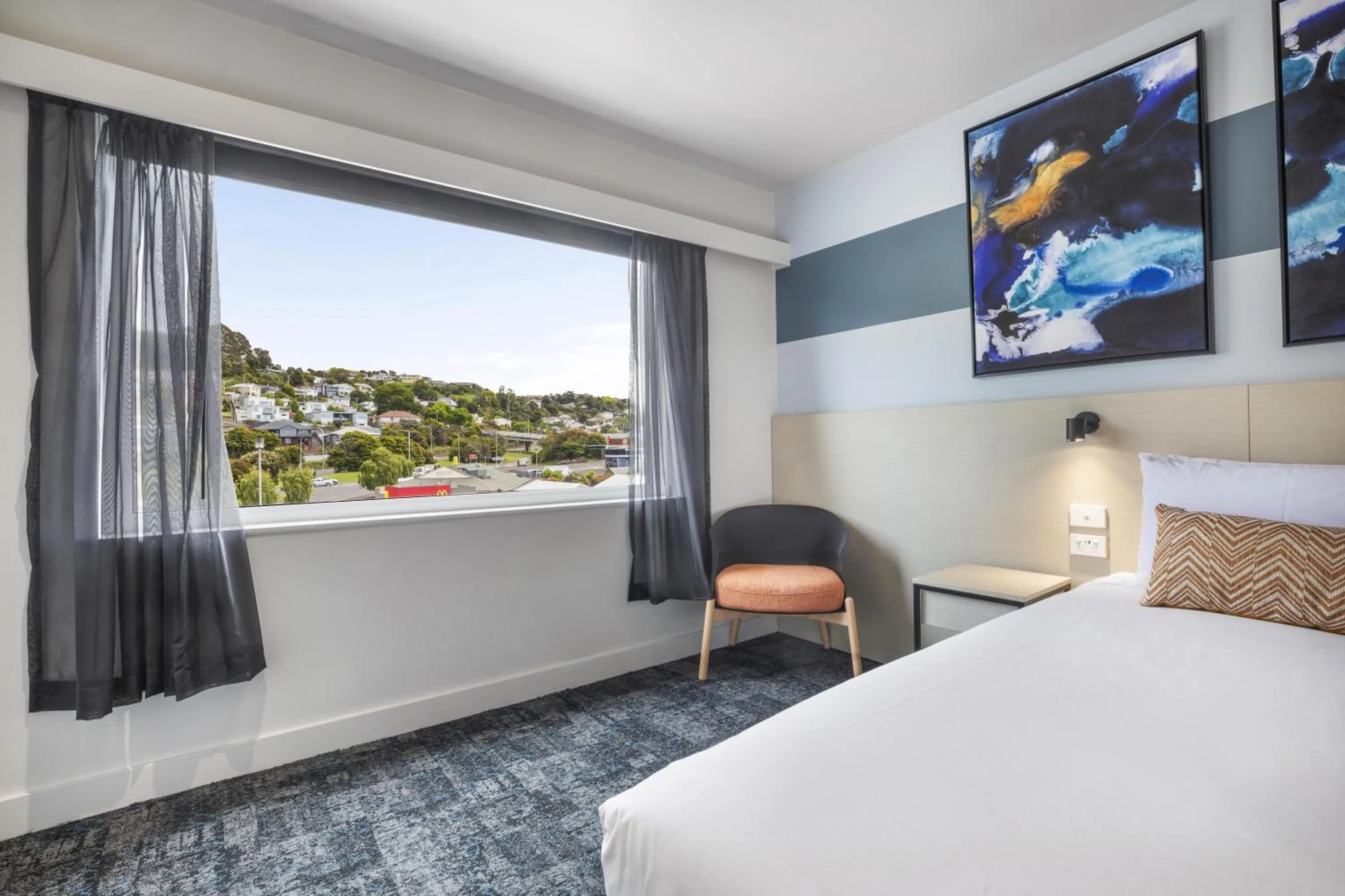 Bedroom, Bed in Nightcap at Burnie Townhouse