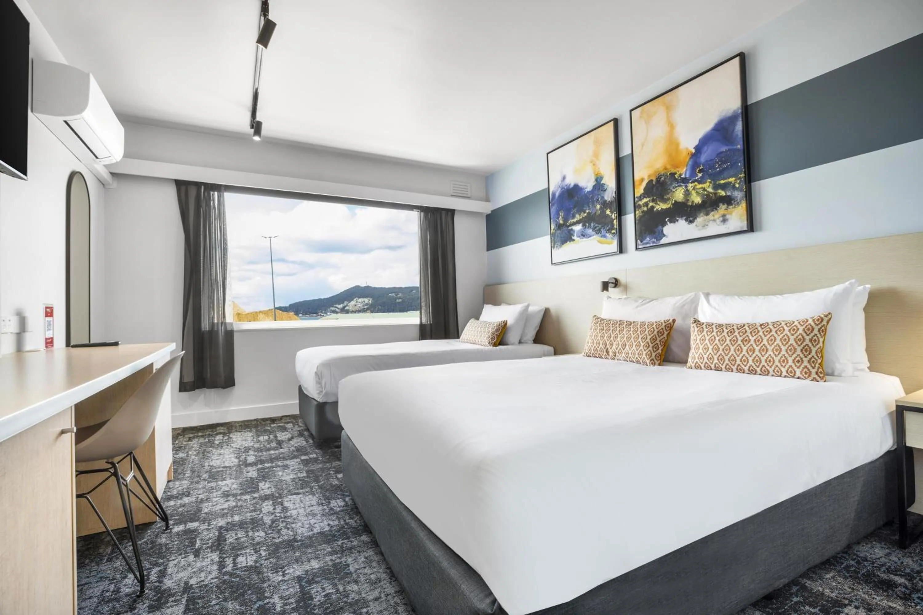 Bedroom, Bed in Nightcap at Burnie Townhouse