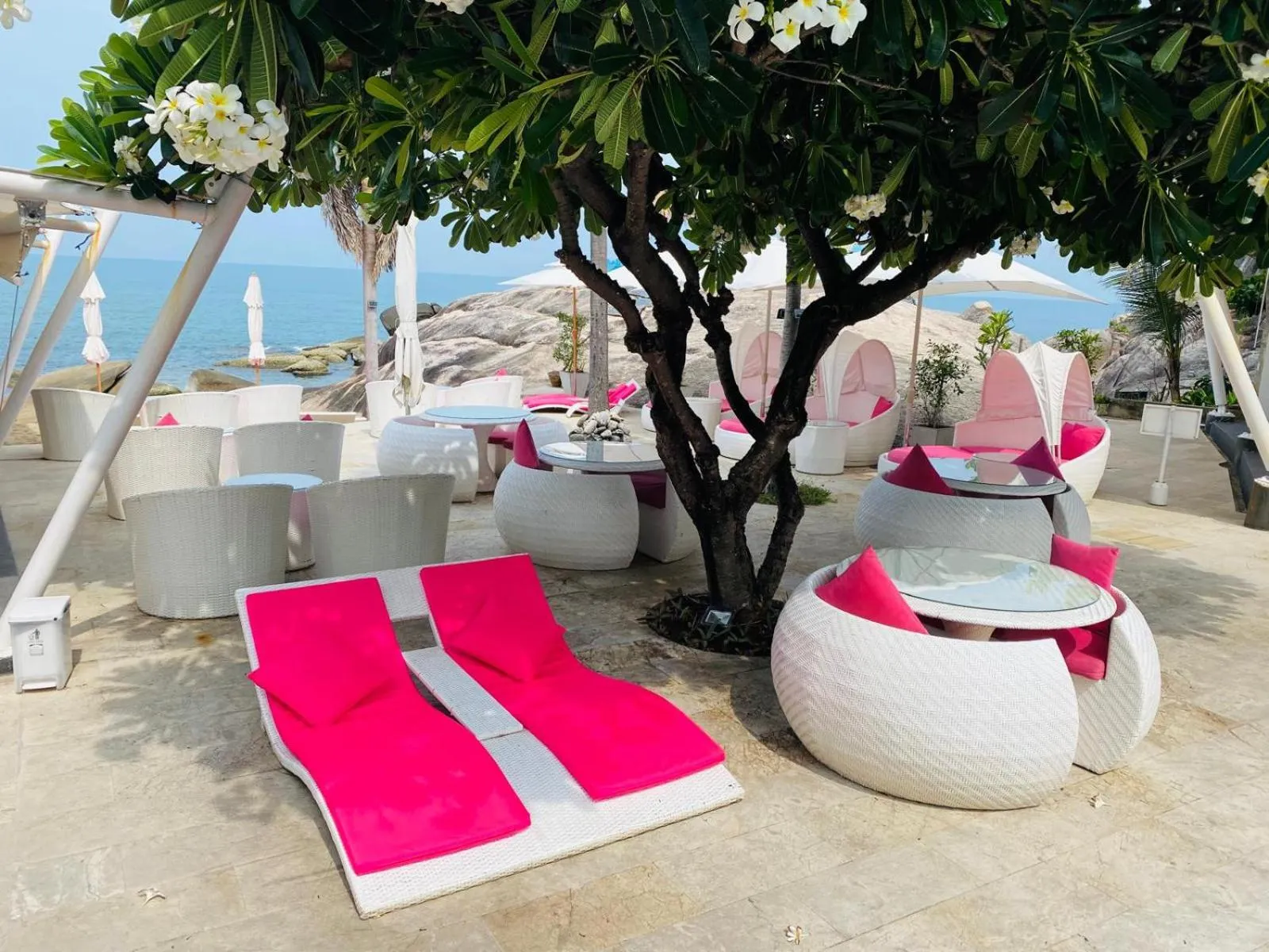 Seating area in Beluga Boutique Hotel