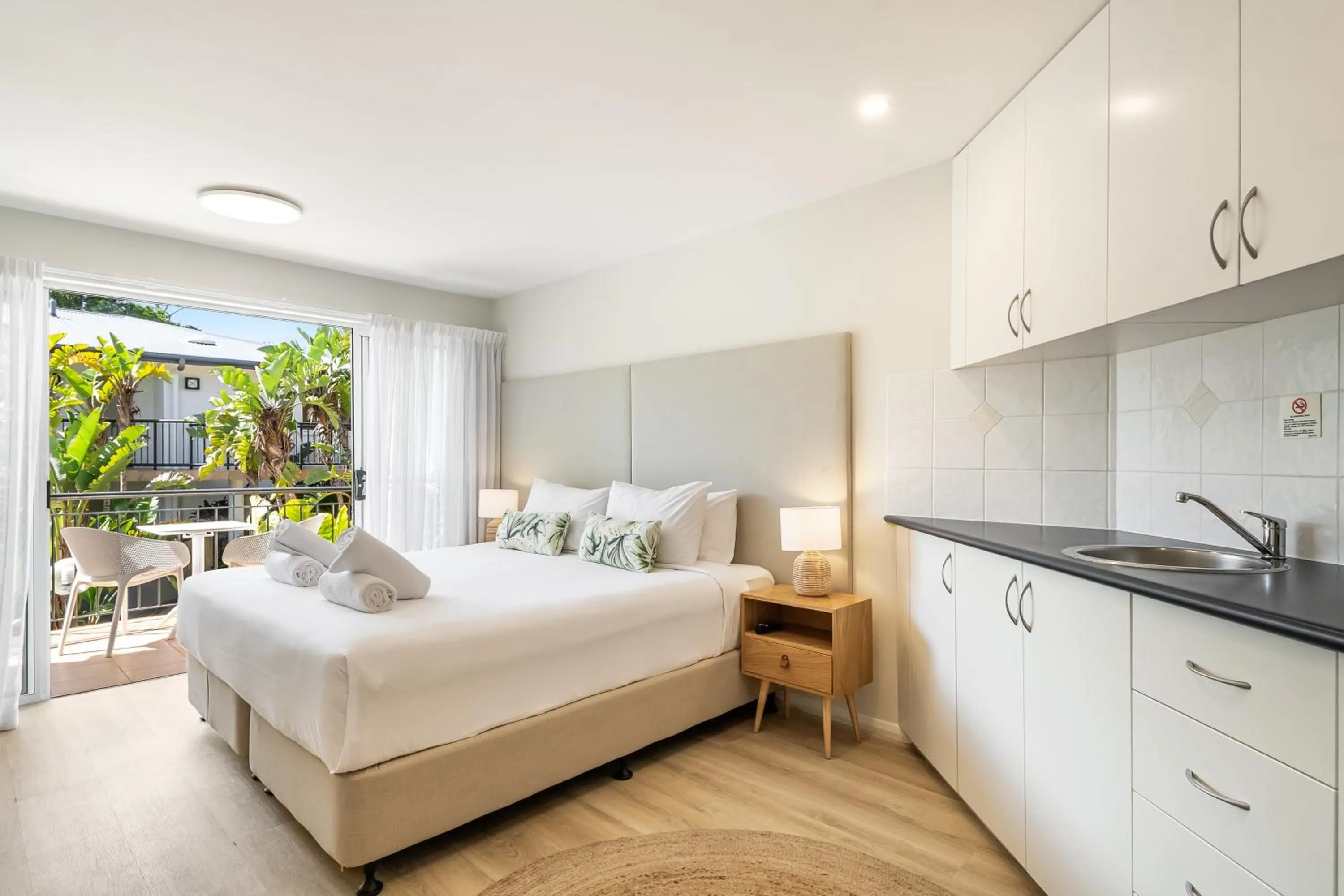 Bed in Eco Beach Resort