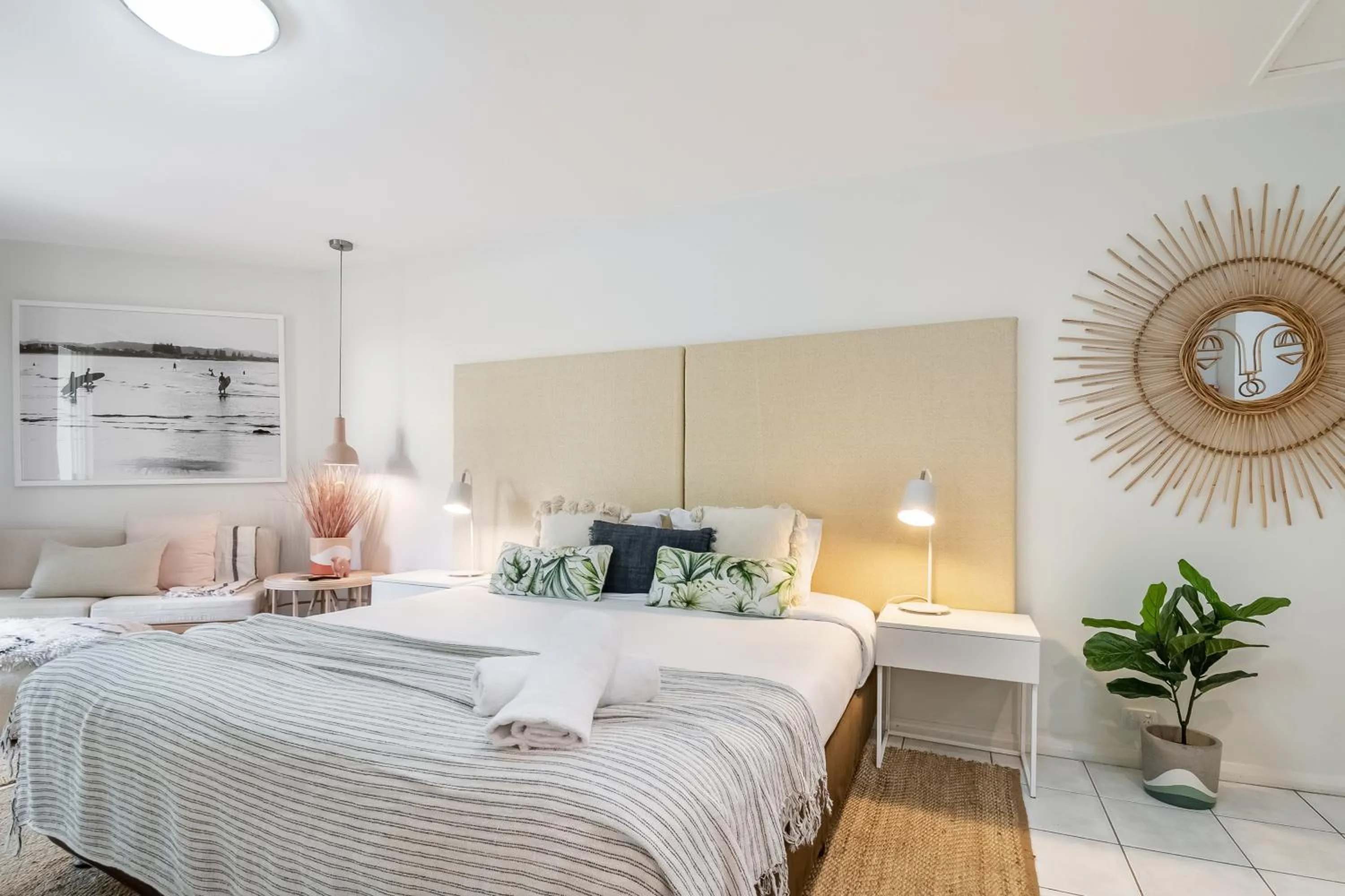 Bed in Eco Beach Resort