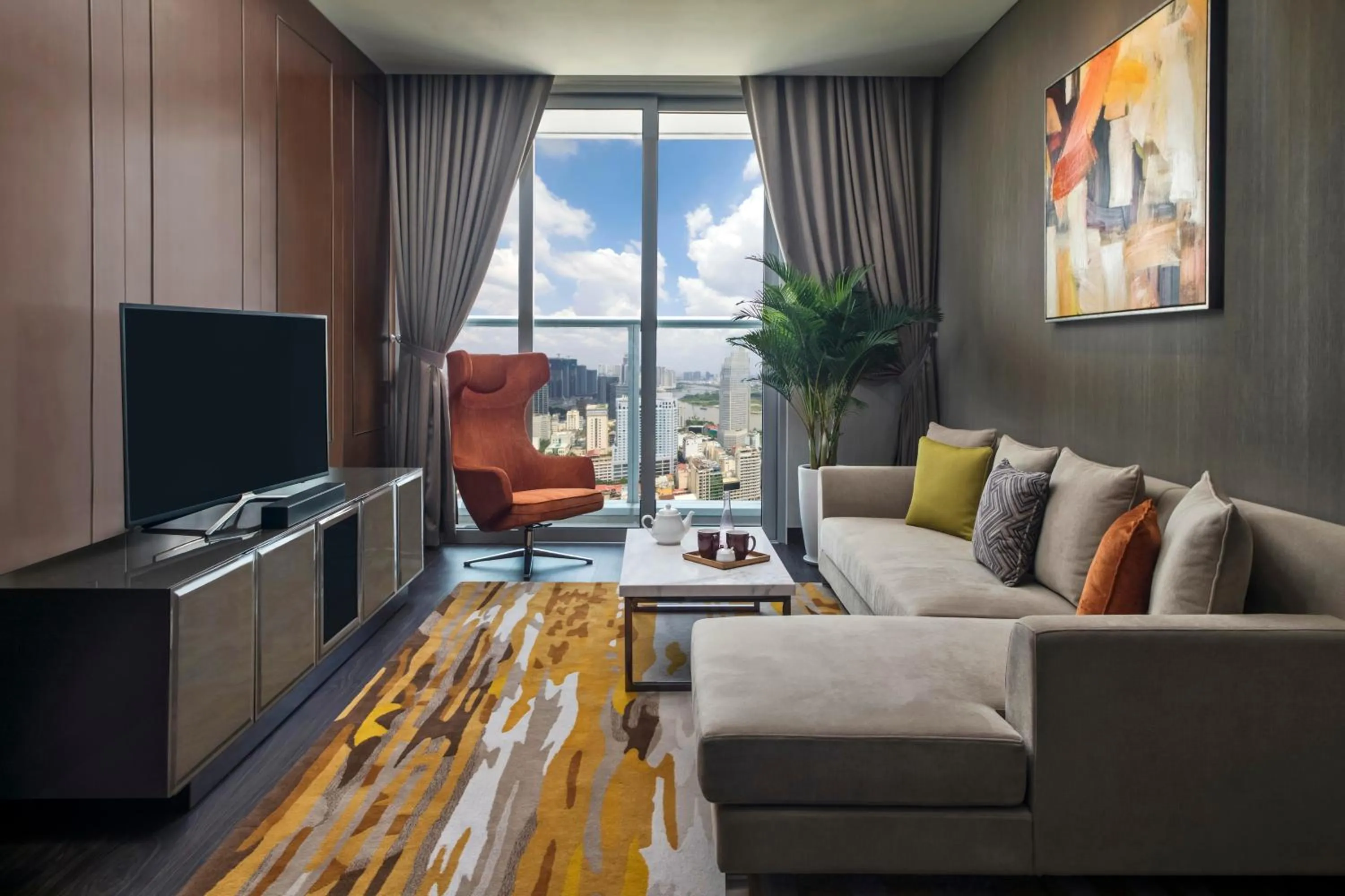 Library in Sedona Suites Ho Chi Minh City