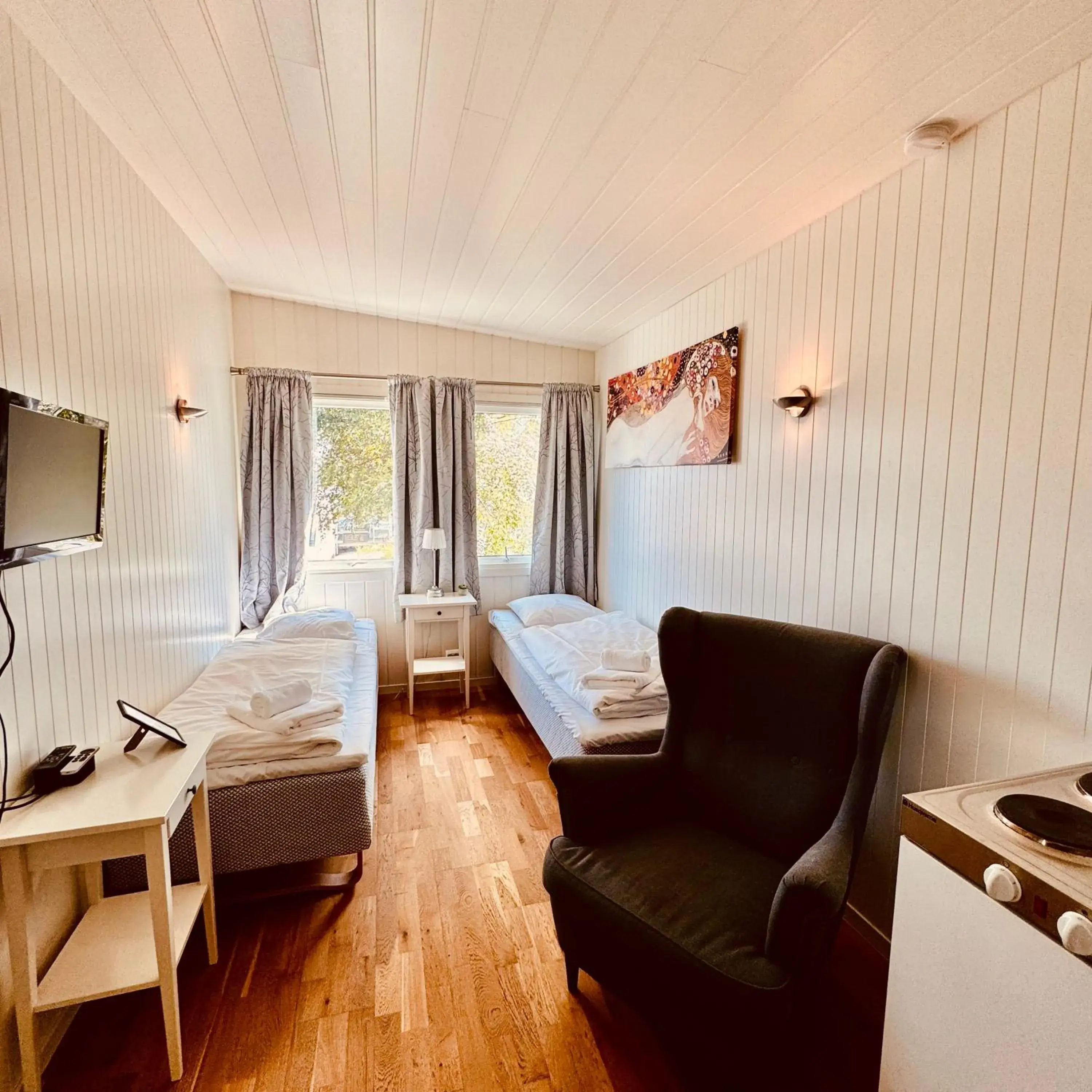 Twin Room with Terrace in Sjøberg Hotell og Ferie Leiligheter Twin Room with Terrace in Sjøberg Hotell og Ferie Leiligheter