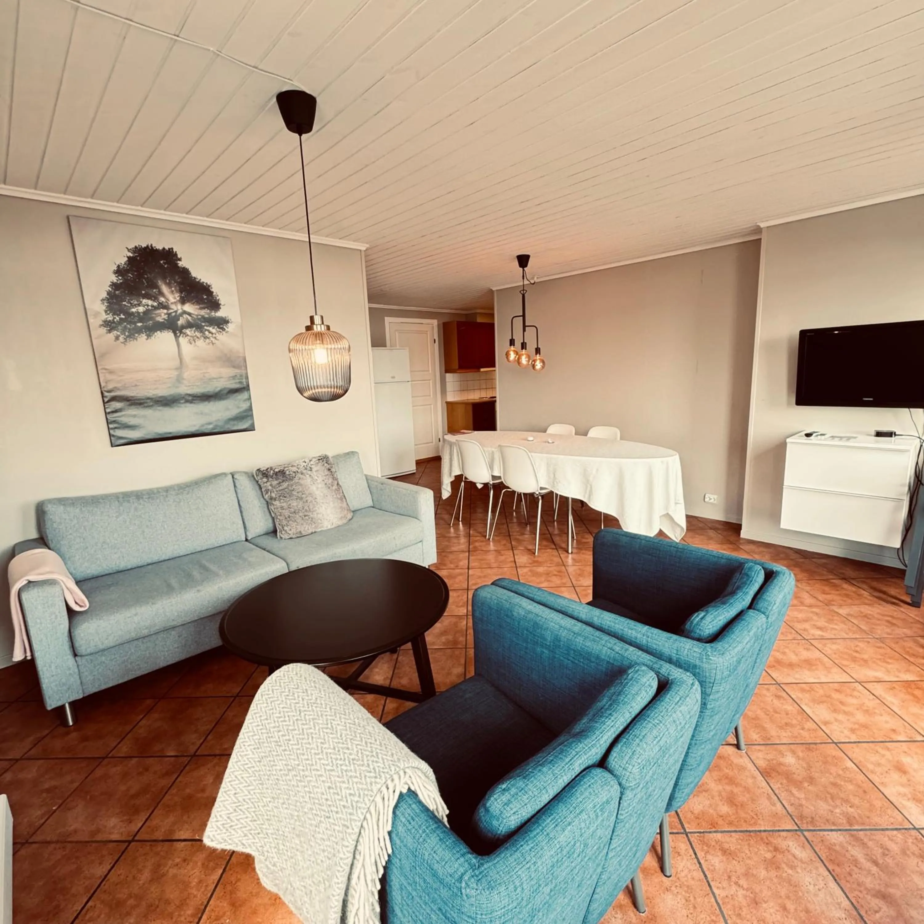 Living room in Sjøberg Hotell og Ferie Leiligheter