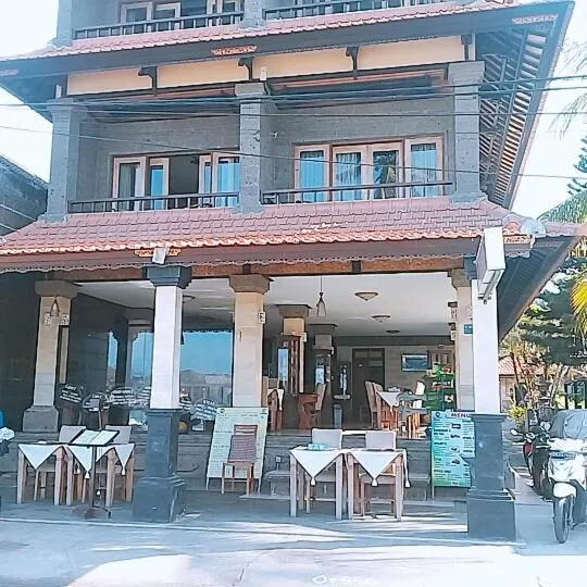 Property building in Padangbai Beach inn
