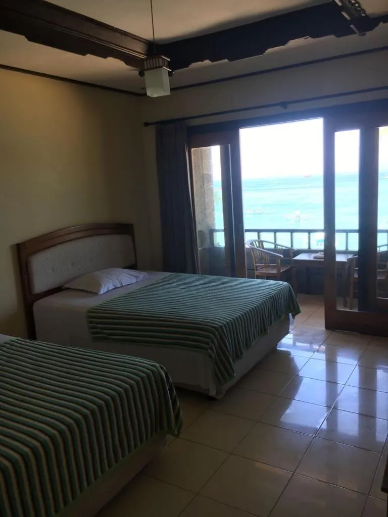Bed in Padangbai Beach inn