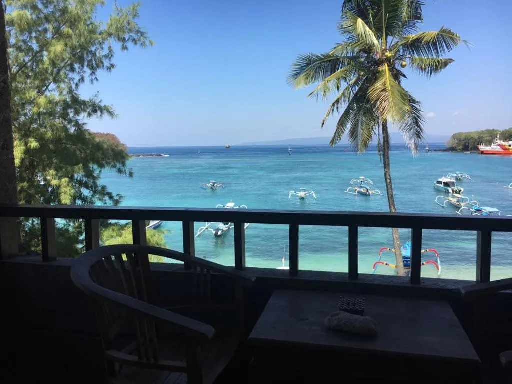 Natural landscape in Padangbai Beach inn