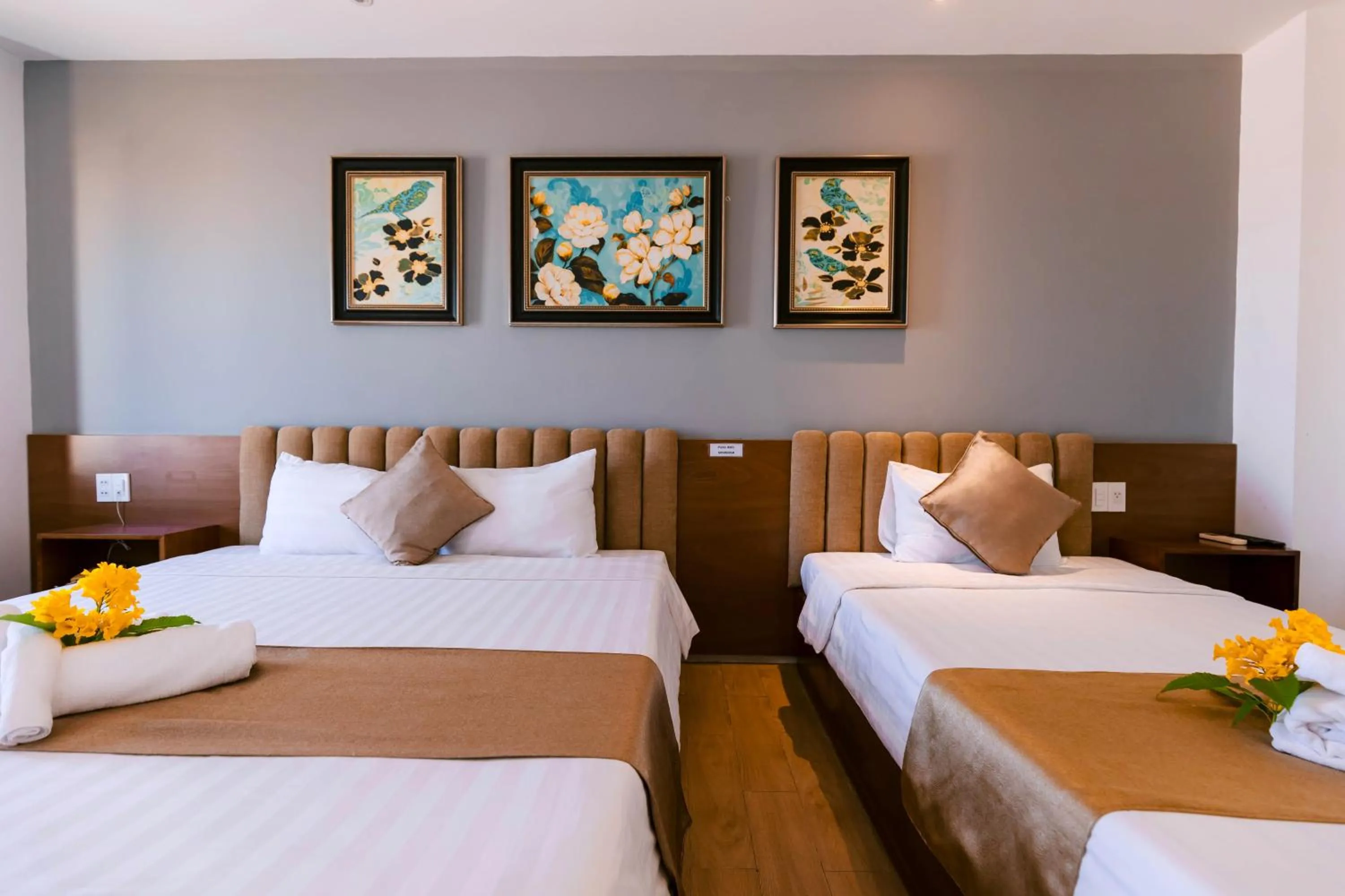 Bed in Gardenia Hue Hotel