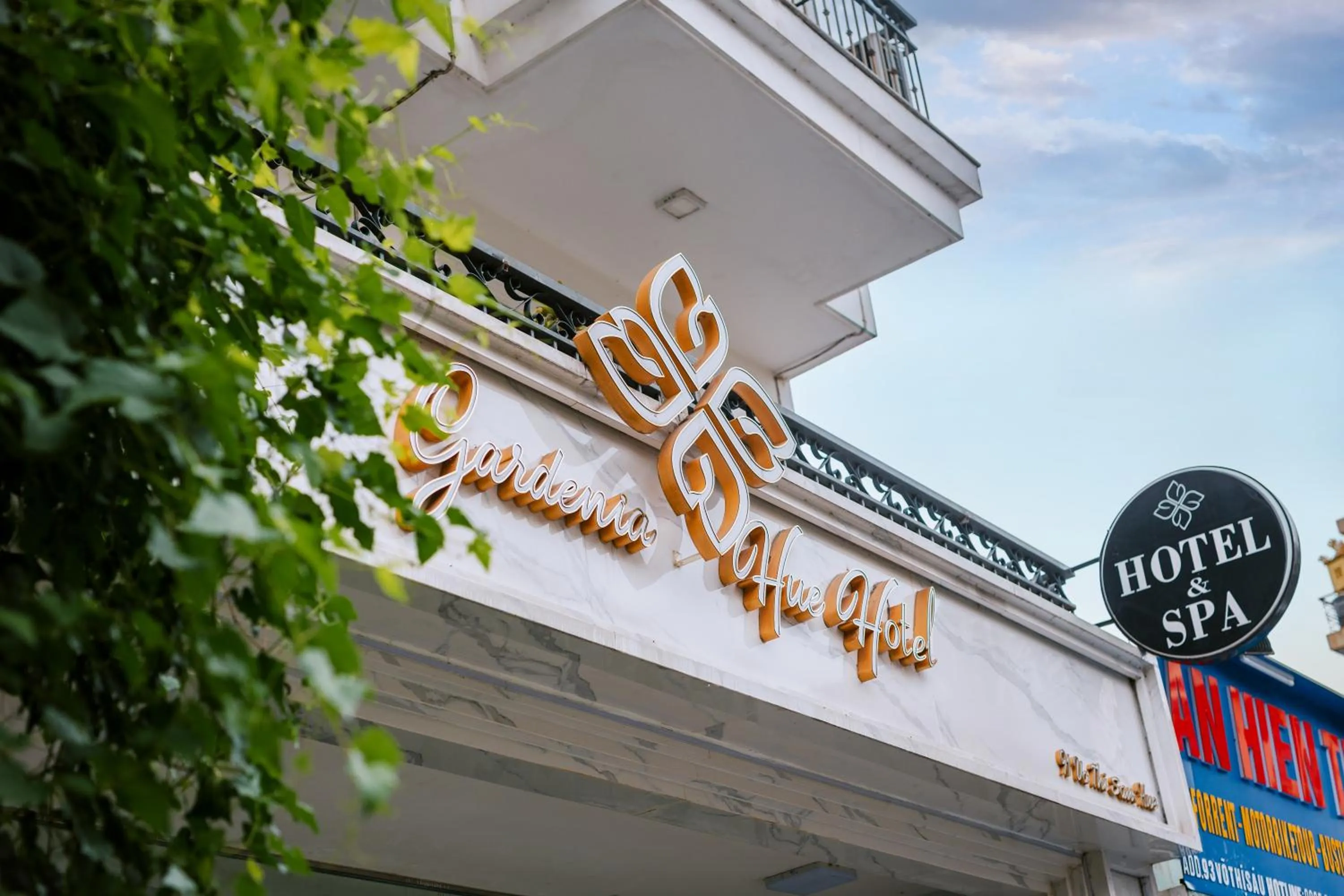 Property logo or sign in Gardenia Hue Hotel