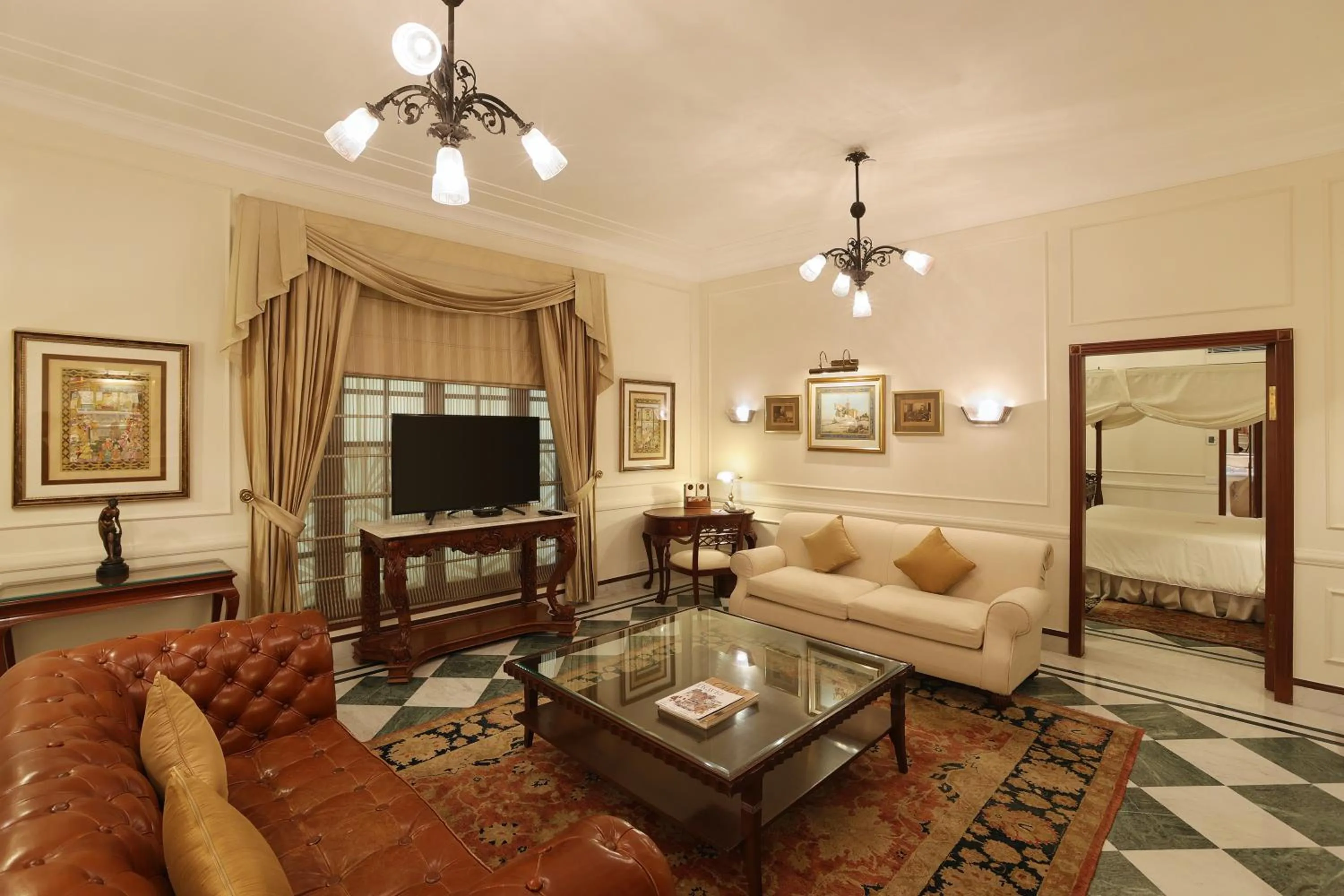 Living room in The Imperial, New Delhi